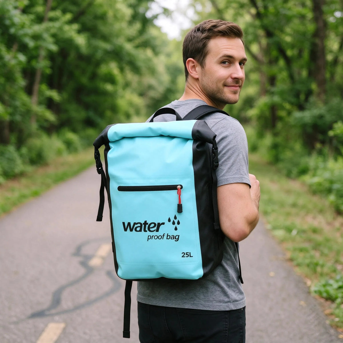 Nordspur | Pendelo Wasserabweisender Fahrradrucksack Mit Rolltop Verschluss