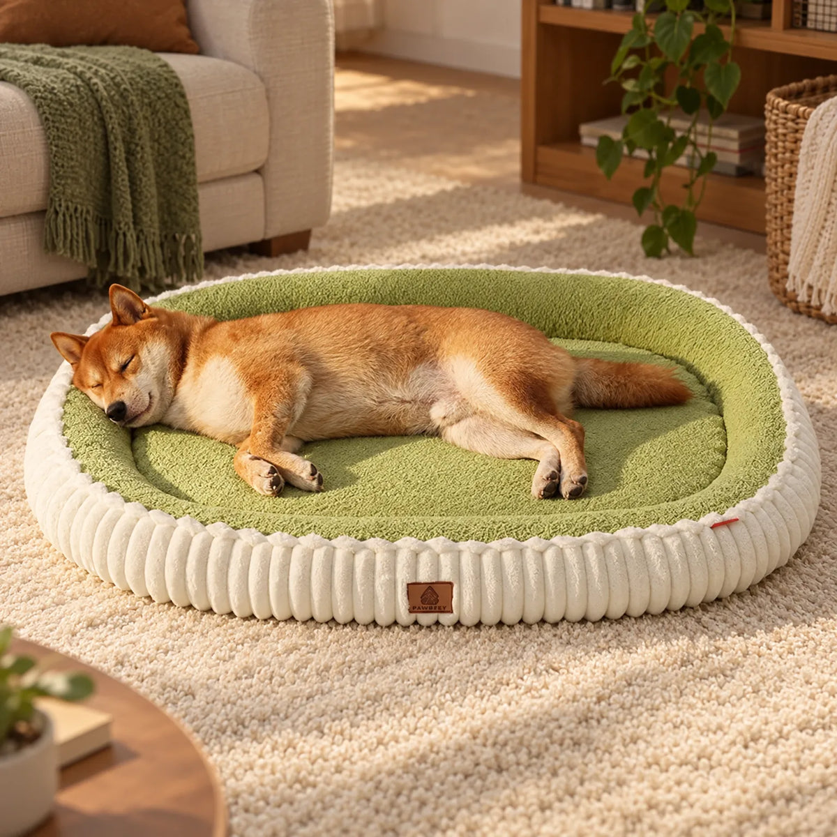 Nordspur | Pfotell Orthopädisches Hundebett Mit Rand