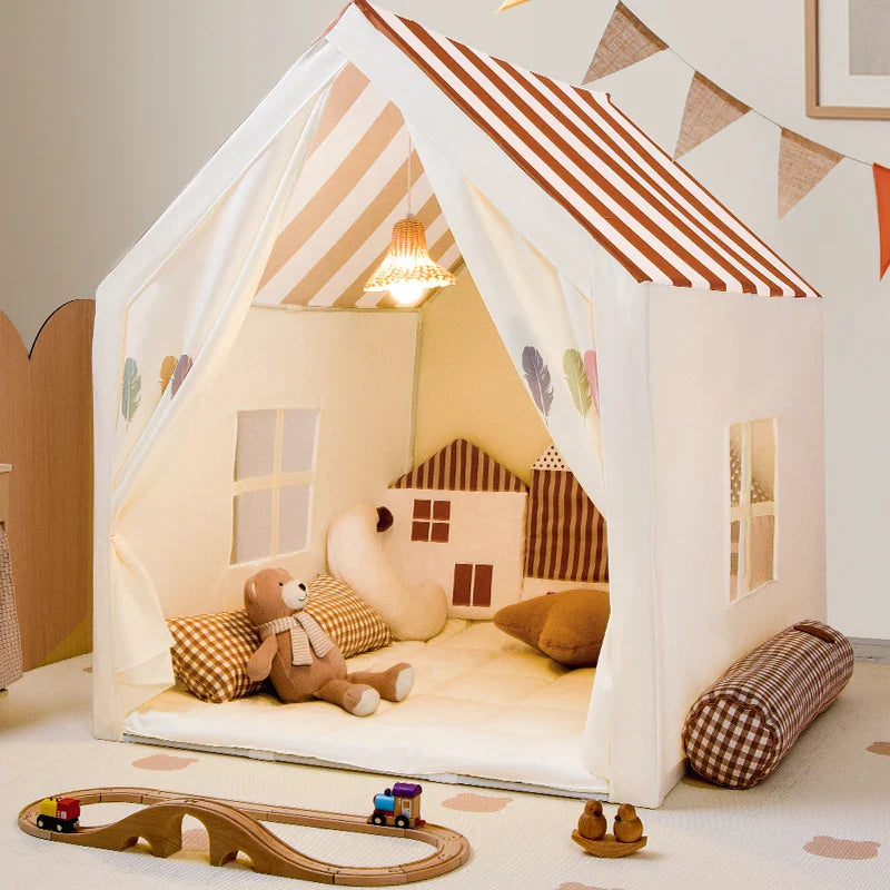 Faltbares Spielhaus für Kinder mit gepolstertem Boden