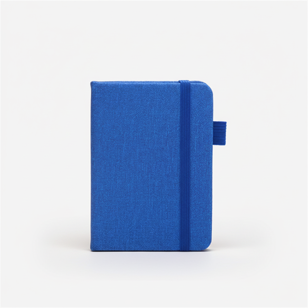 A7 Taschennotizbuch mit Spiralbindung und Stifthalter
