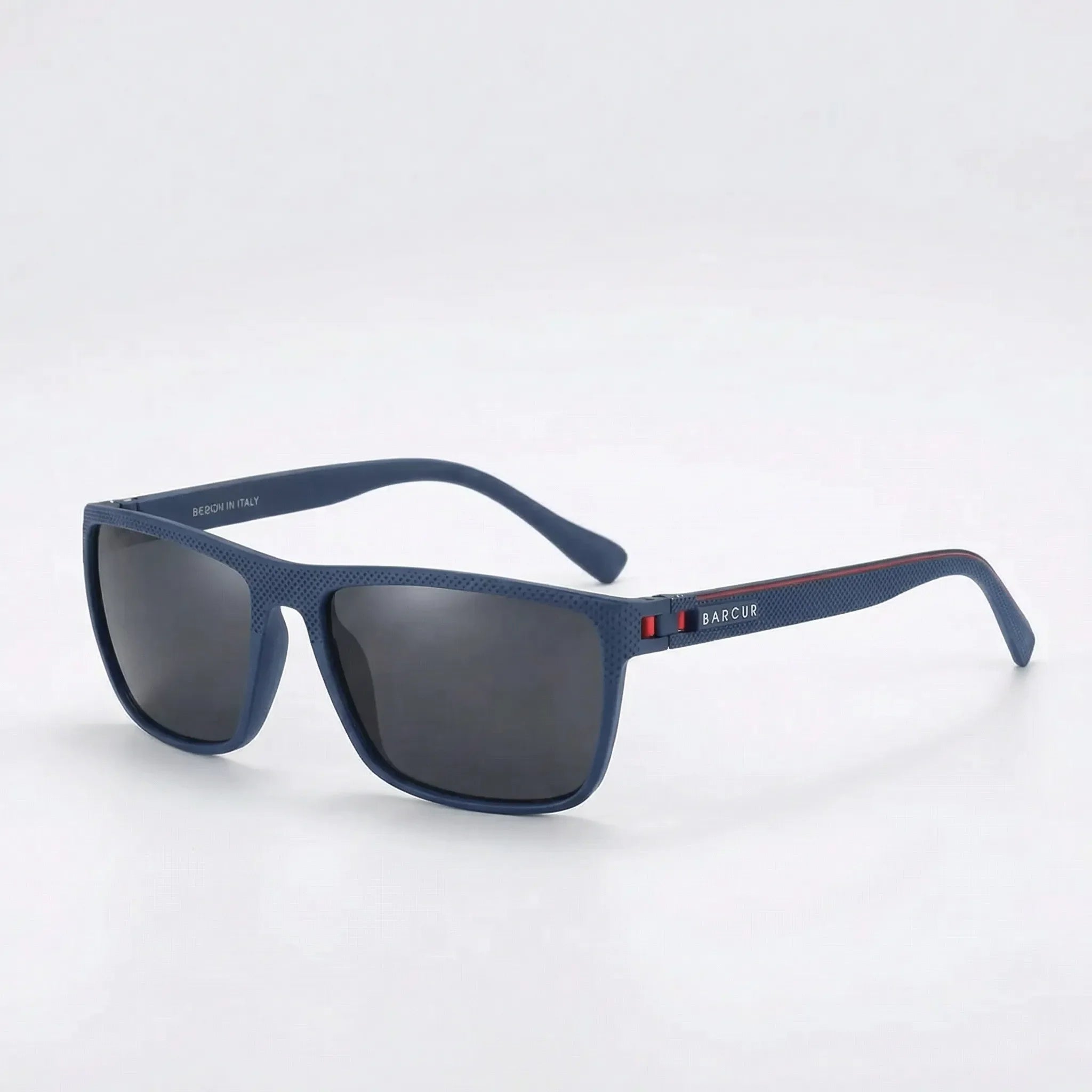 Polarisierte Sportsonnenbrille quadratischer Rahmen mit flexiblem Material