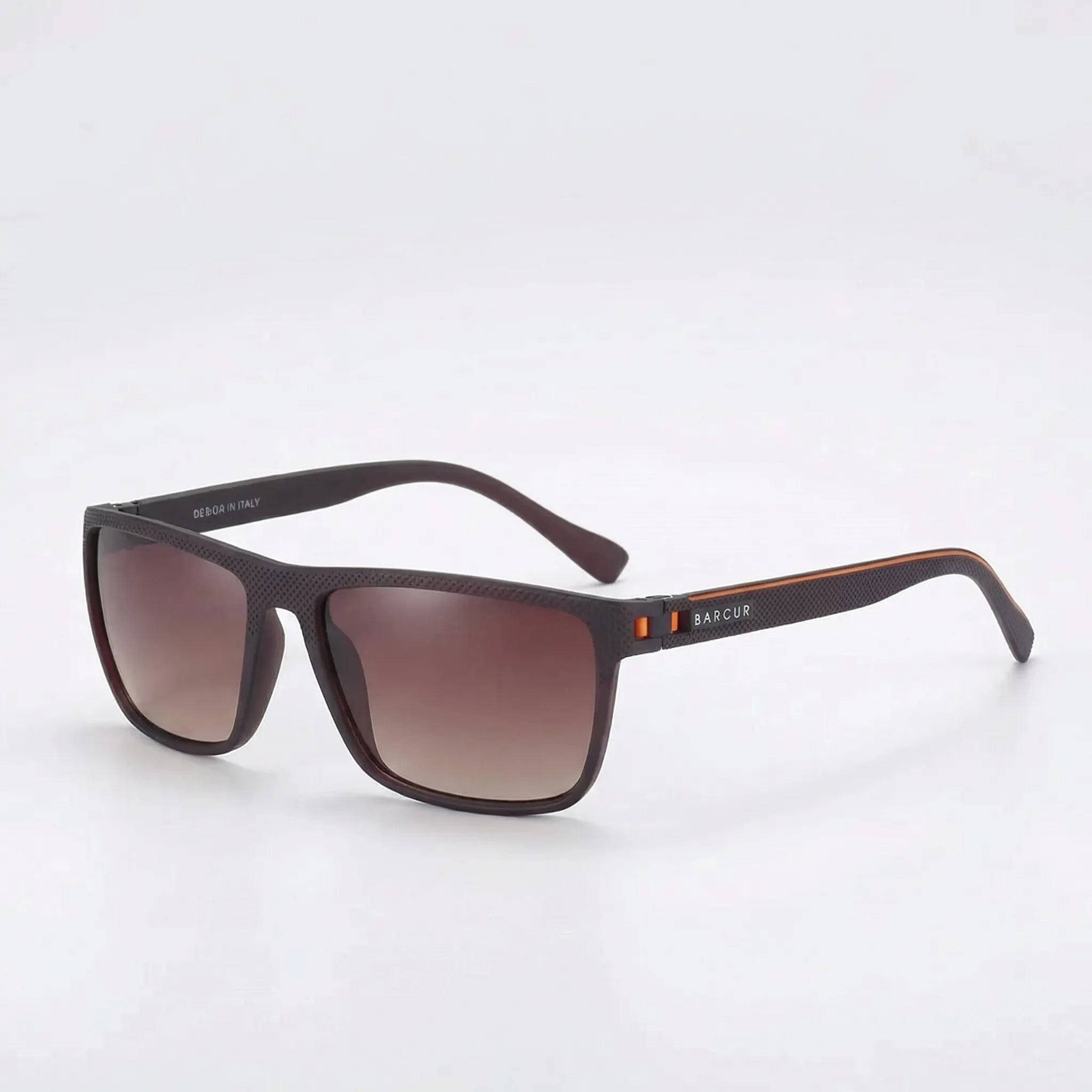 Polarisierte Sportsonnenbrille quadratischer Rahmen mit flexiblem Material