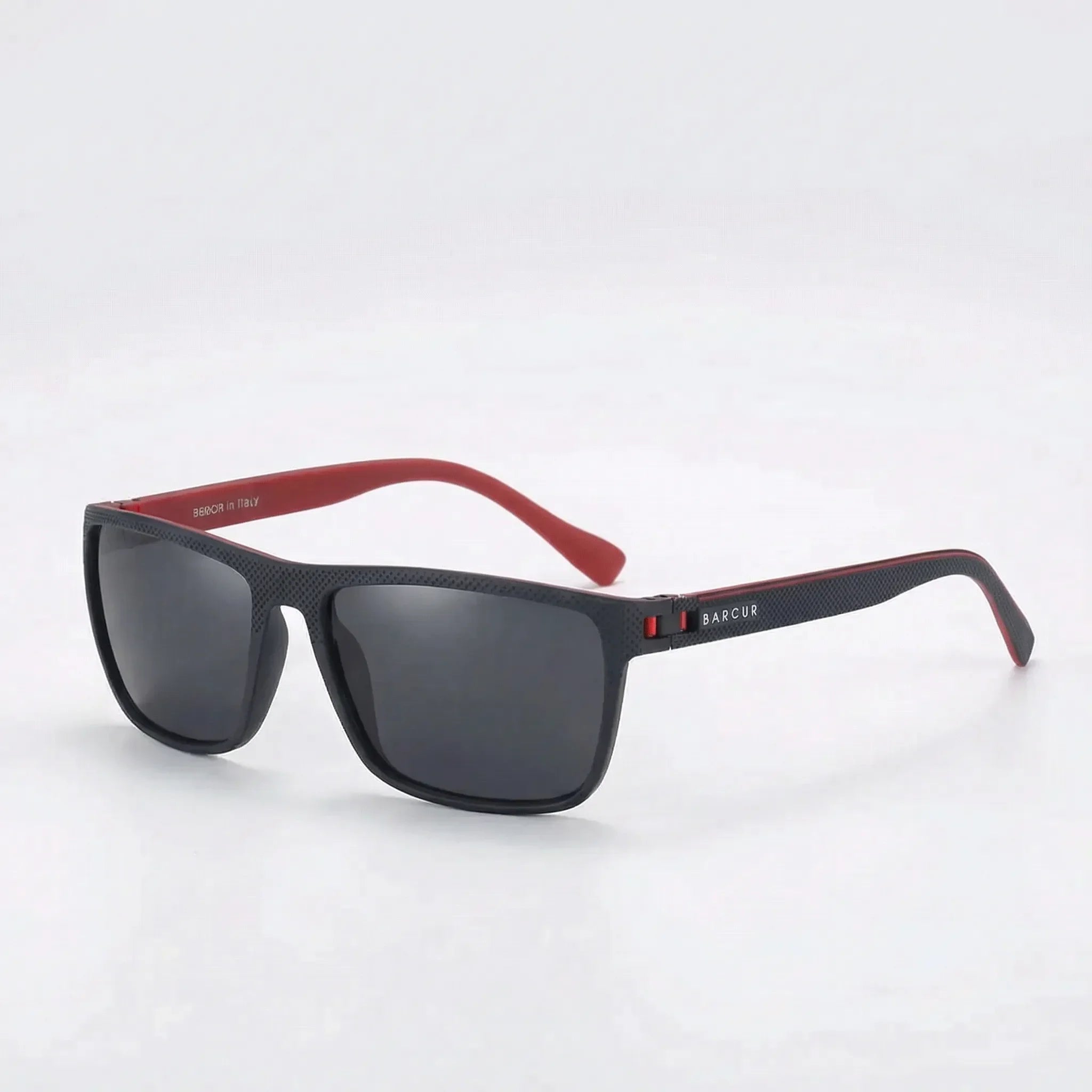 Polarisierte Sportsonnenbrille quadratischer Rahmen mit flexiblem Material