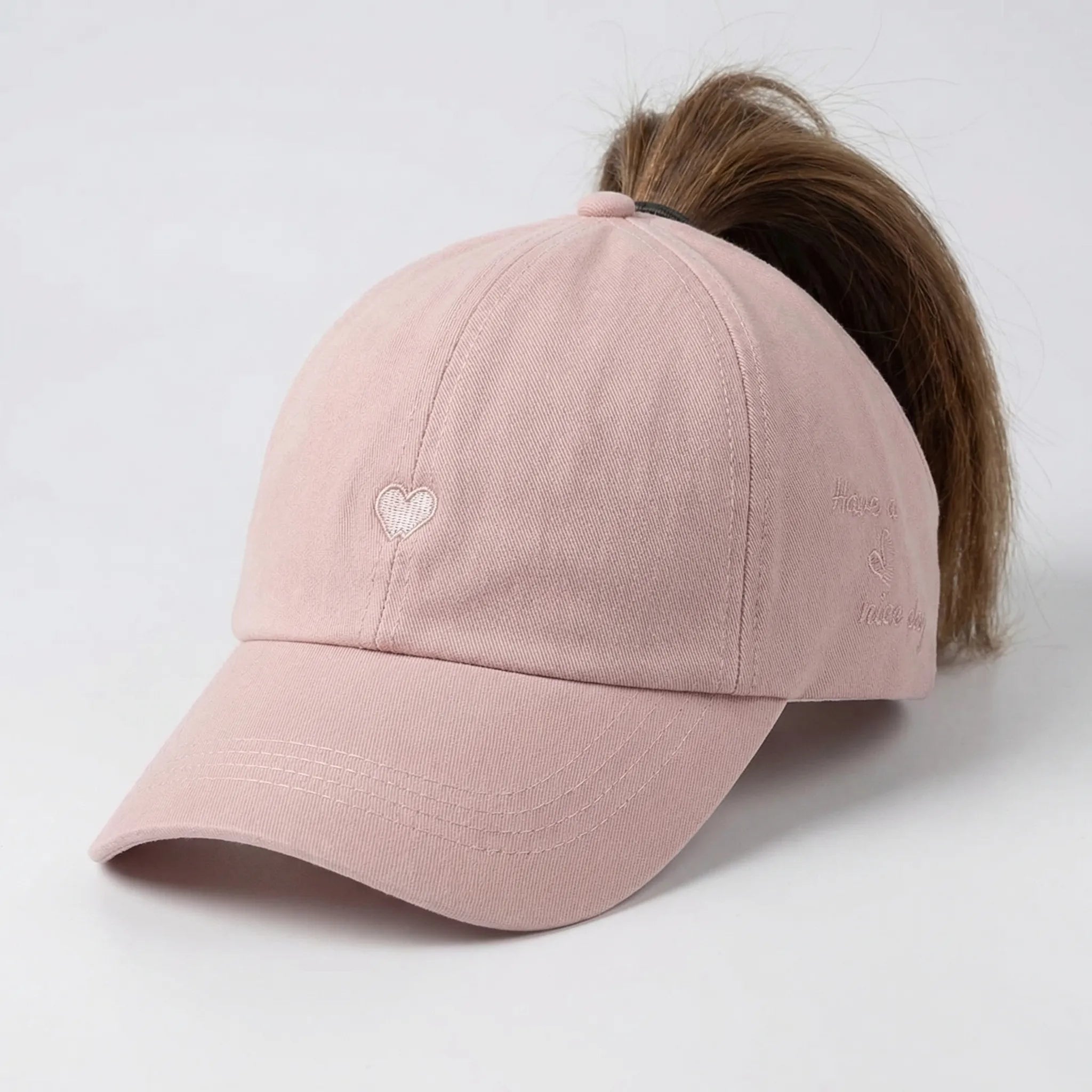 Ponytail Baseballmütze mit offener Rückseite verstellbarer Snapback
