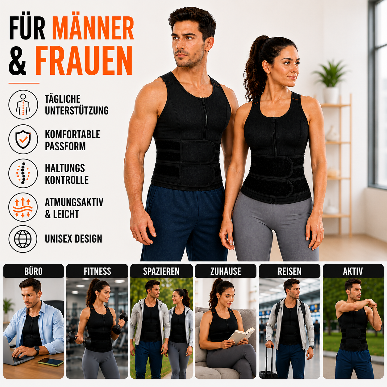 Nordspur | PostuFlexor Verstellbare Schlüsselbein-Haltungsorthese