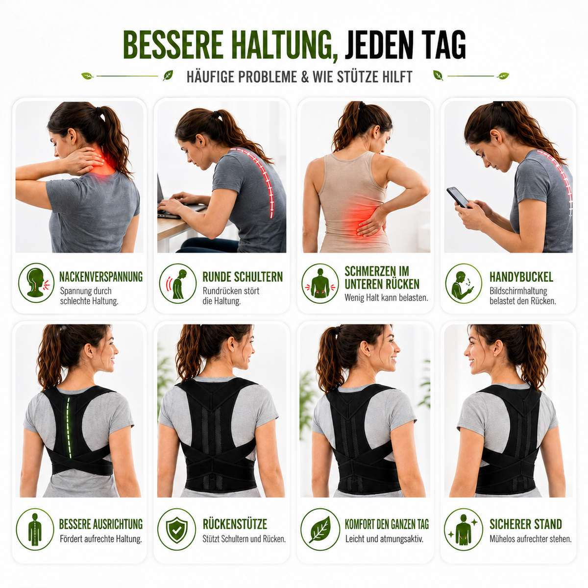 Nordspur | PostuRise Verstellbare Unisex-Haltungskorrektur