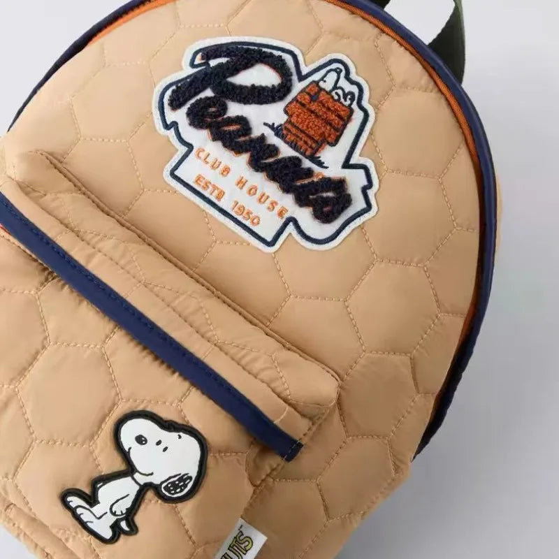 Gesteppter Kinderrucksack mit Comic-Charakter und gepolsterten Schultergurten