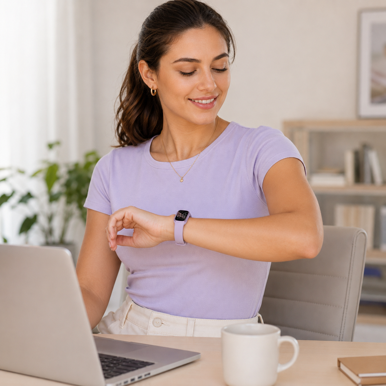 Nordspur | PulseTrack One Smartwatch für Einsteiger | 7 Tage Akku, Android & iOS