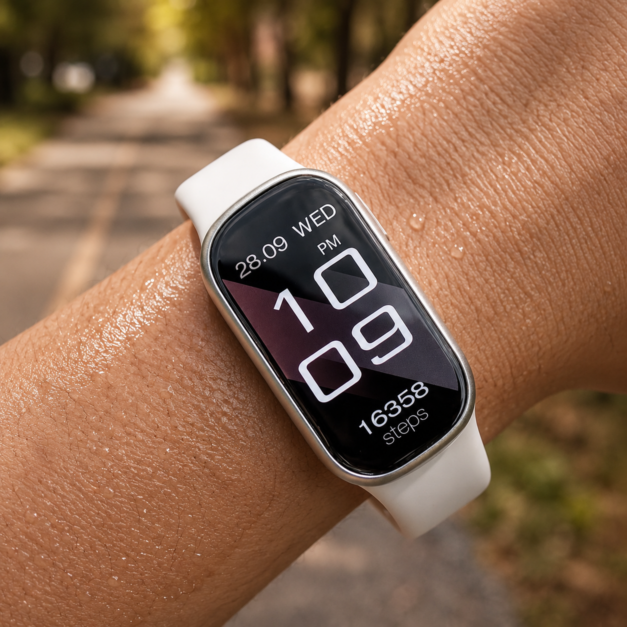 Nordspur | PulseTrack One Smartwatch fürs Laufen | Puls & Schritte, 7 Tage Akku