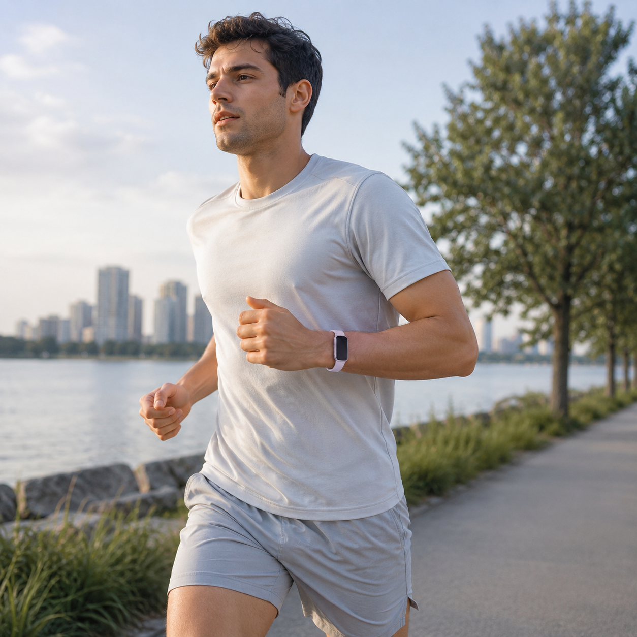 Nordspur | PulseTrack One Smartwatch fürs Laufen | Puls & Schritte, 7 Tage Akku
