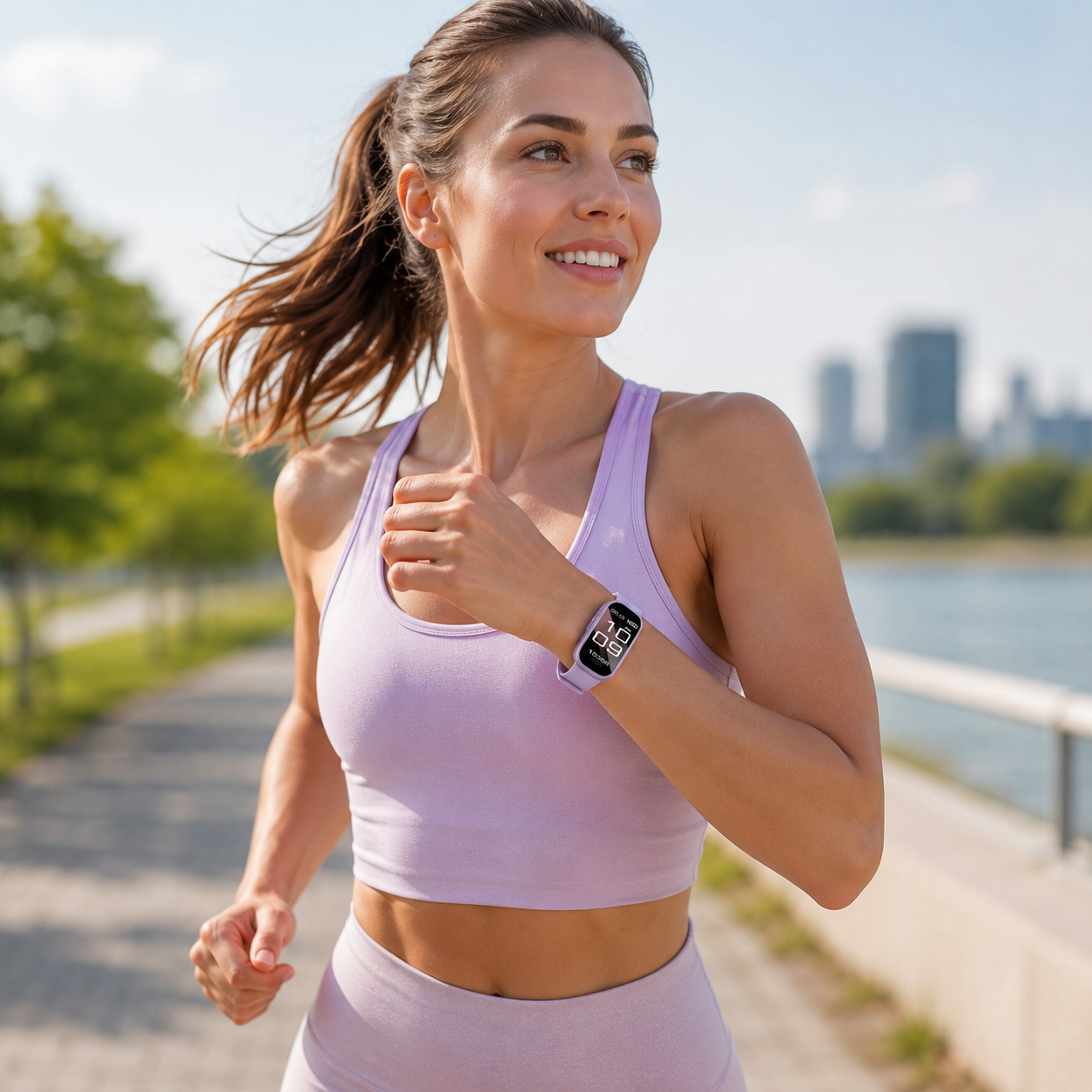 Nordspur | PulseTrack One Smartwatch fürs Laufen | Puls & Schritte, 7 Tage Akku