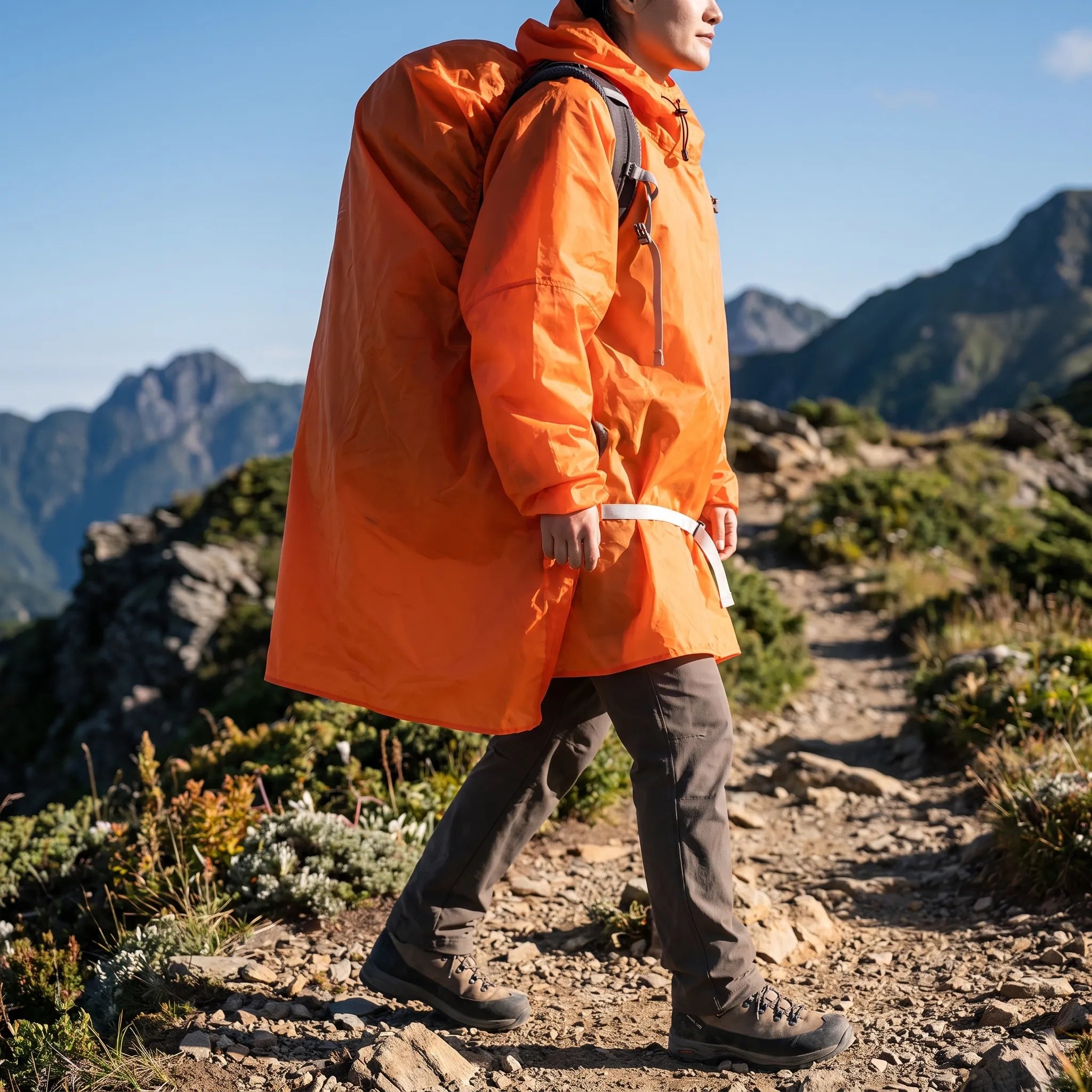 Nordspur | RainGuard Leichter Regenponcho Mit Ärmeln