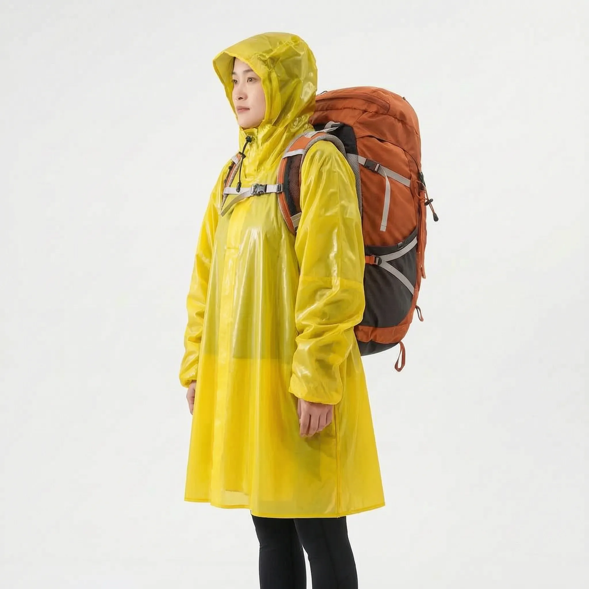 Nordspur | RainGuard Leichter Regenponcho Mit Ärmeln