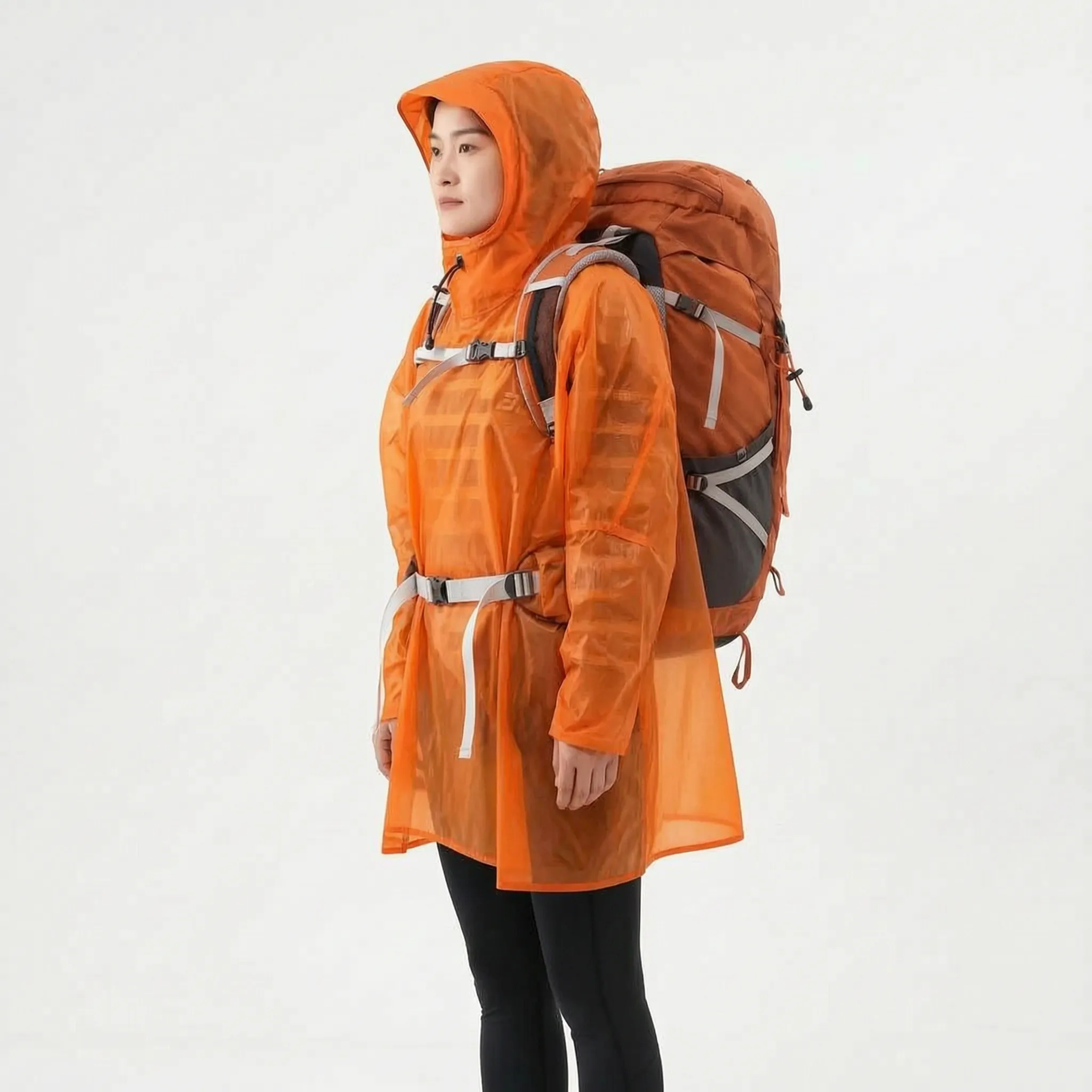 Nordspur | RainGuard Leichter Regenponcho Mit Ärmeln