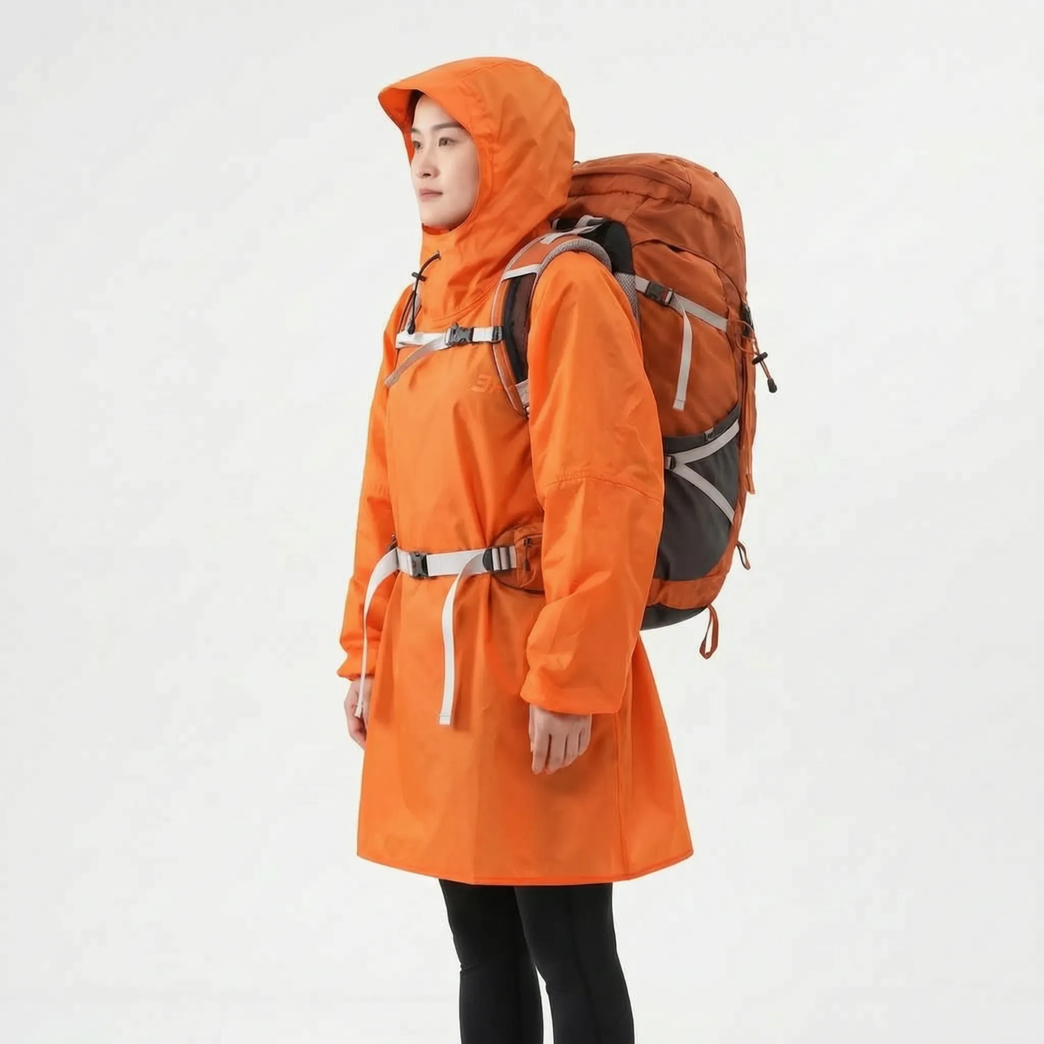 Nordspur | RainGuard Leichter Regenponcho Mit Ärmeln