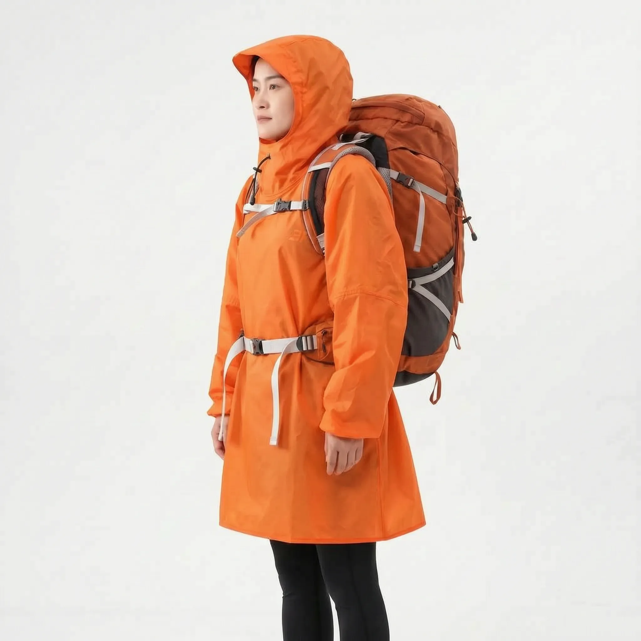 Nordspur | RainGuard Leichter Regenponcho Mit Ärmeln