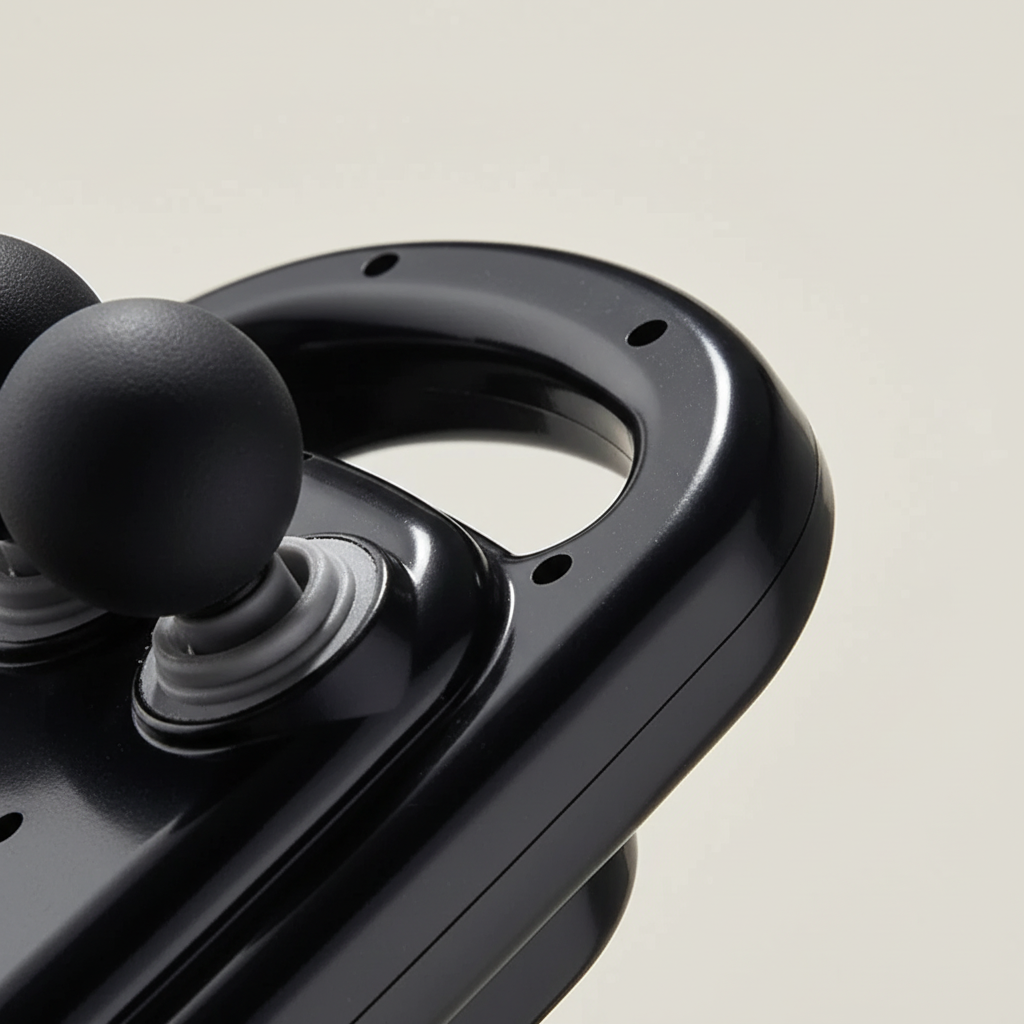 Sechskopf-Perkussionsmassagegerät mit ergonomischem Handgriff für Nacken und Rücken