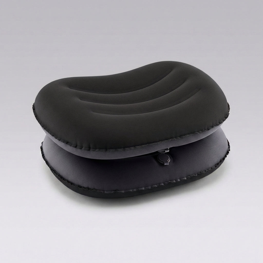 Aufblasbares Reisekissen ergonomisch wasserfest kompakt
