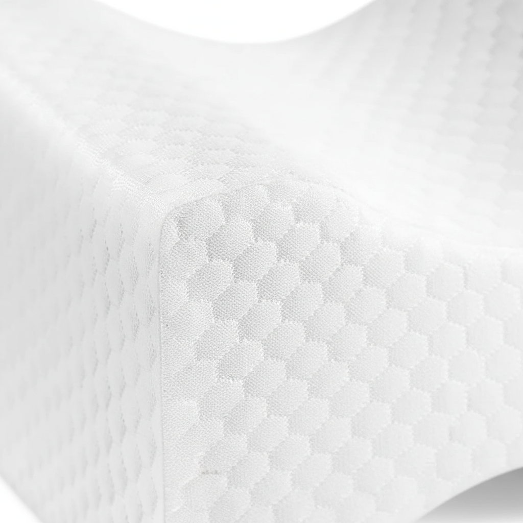 Ergonomisches Memory-Foam-Kniekissen mit Gurt für Seitenschläfer