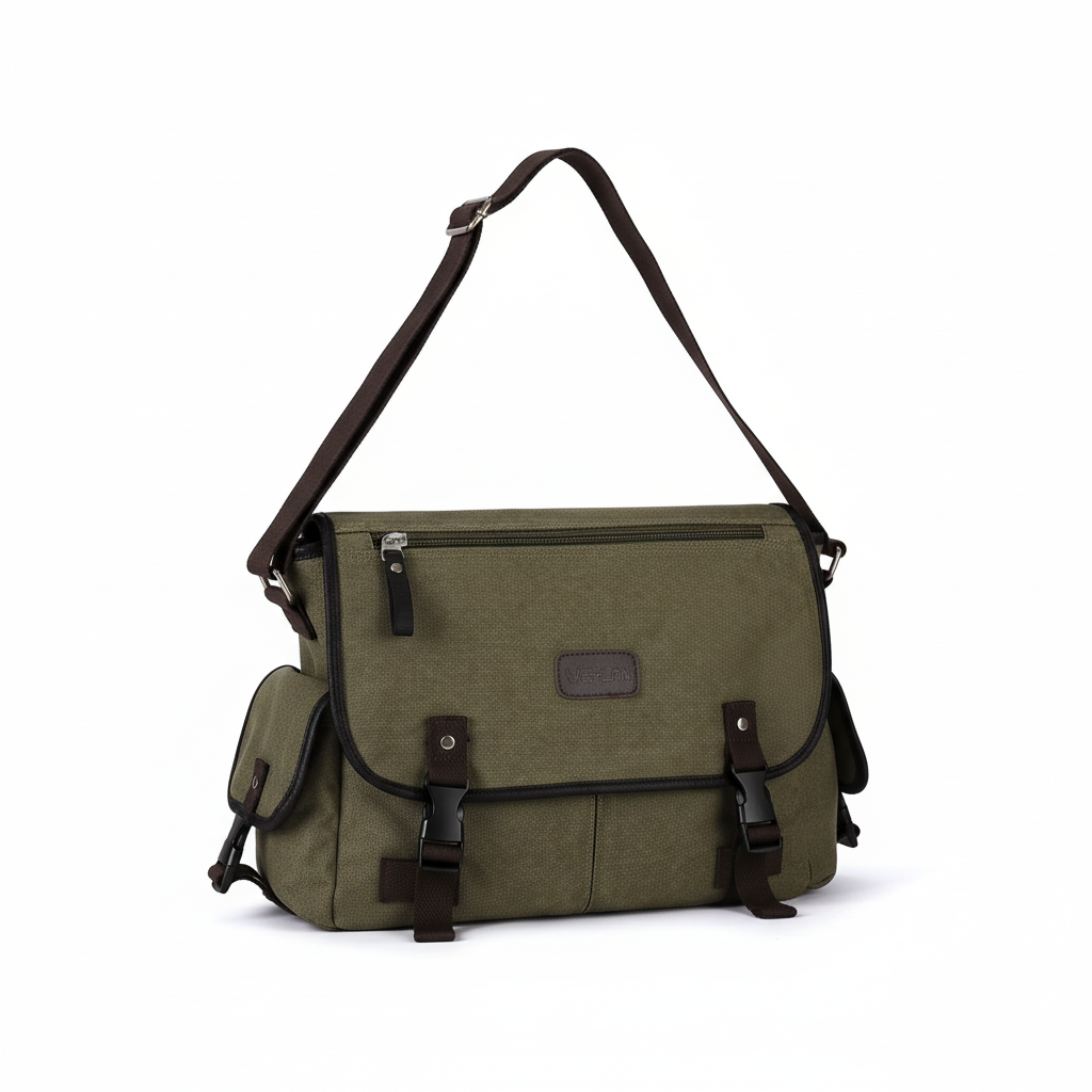 Nordspur | Retro Canvas Messenger Bag