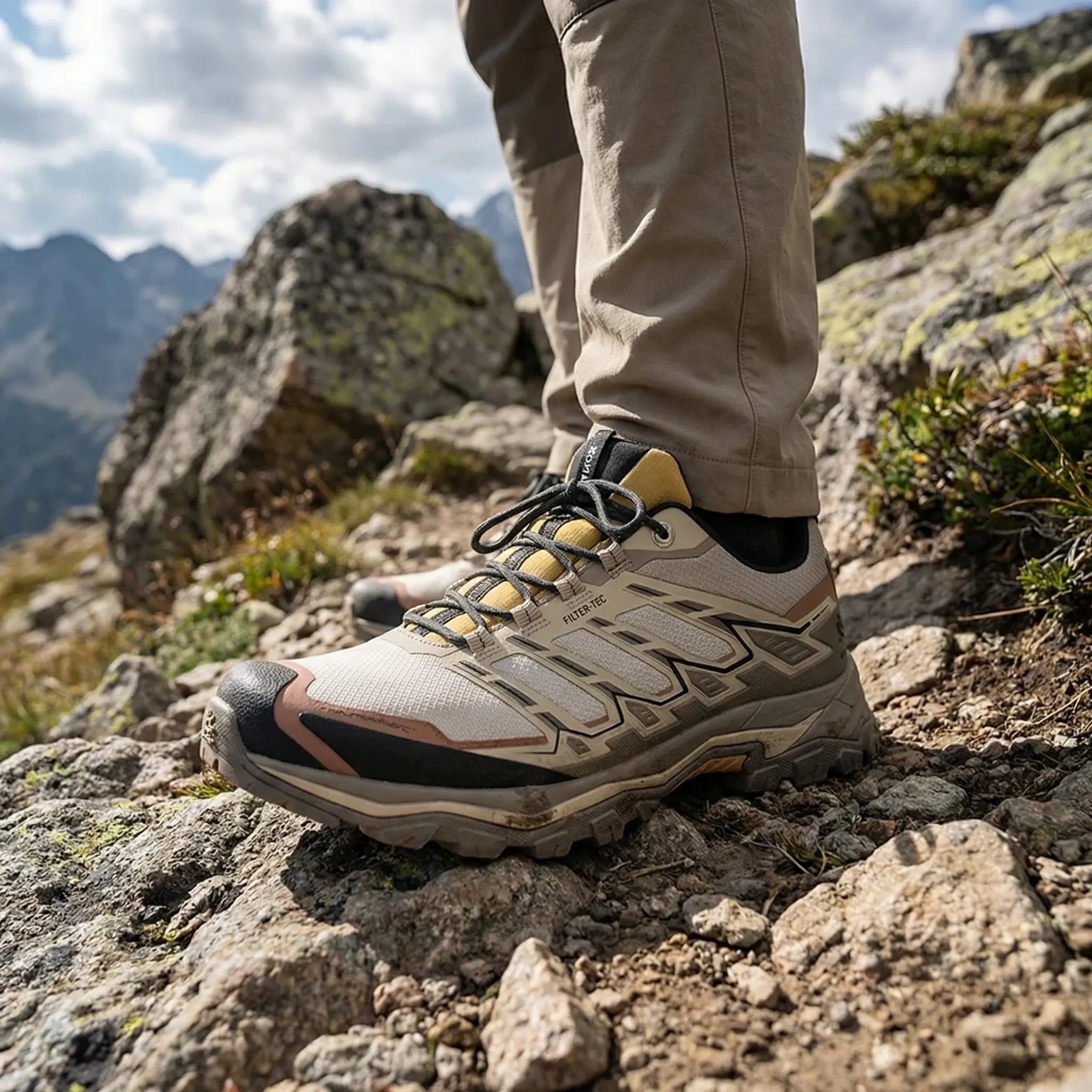Wasserdichte Wanderschuhe leicht atmungsaktiv rutschfest