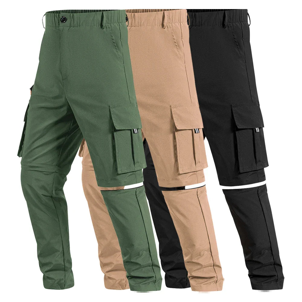 Herren Cargo-Hose mit abzippbaren Beinen für Outdoor-Aktivitäten