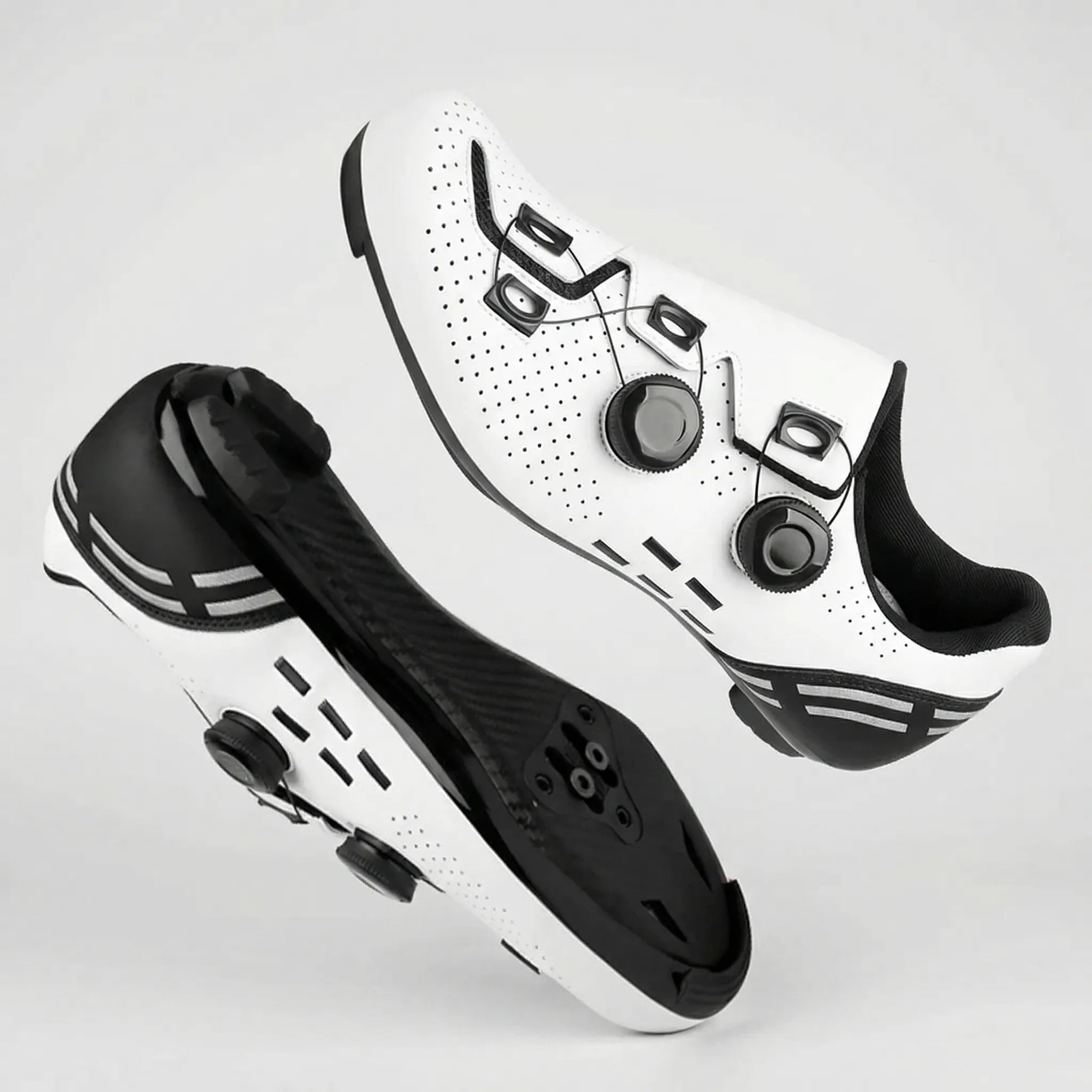 Rennrad-Schuh mit Drehverschluss atmungsaktiv Shimano-kompatibel