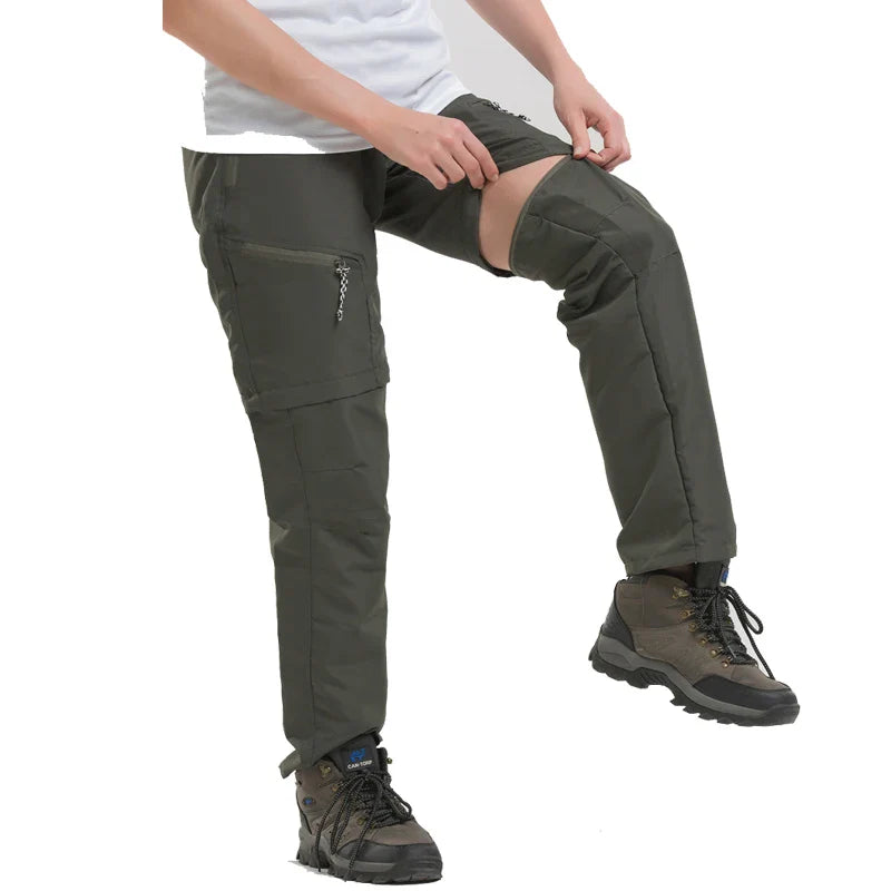 Herren Zip-Off Cargo-Hose schnelltrocknend wandelbar für Outdoor und Wandern