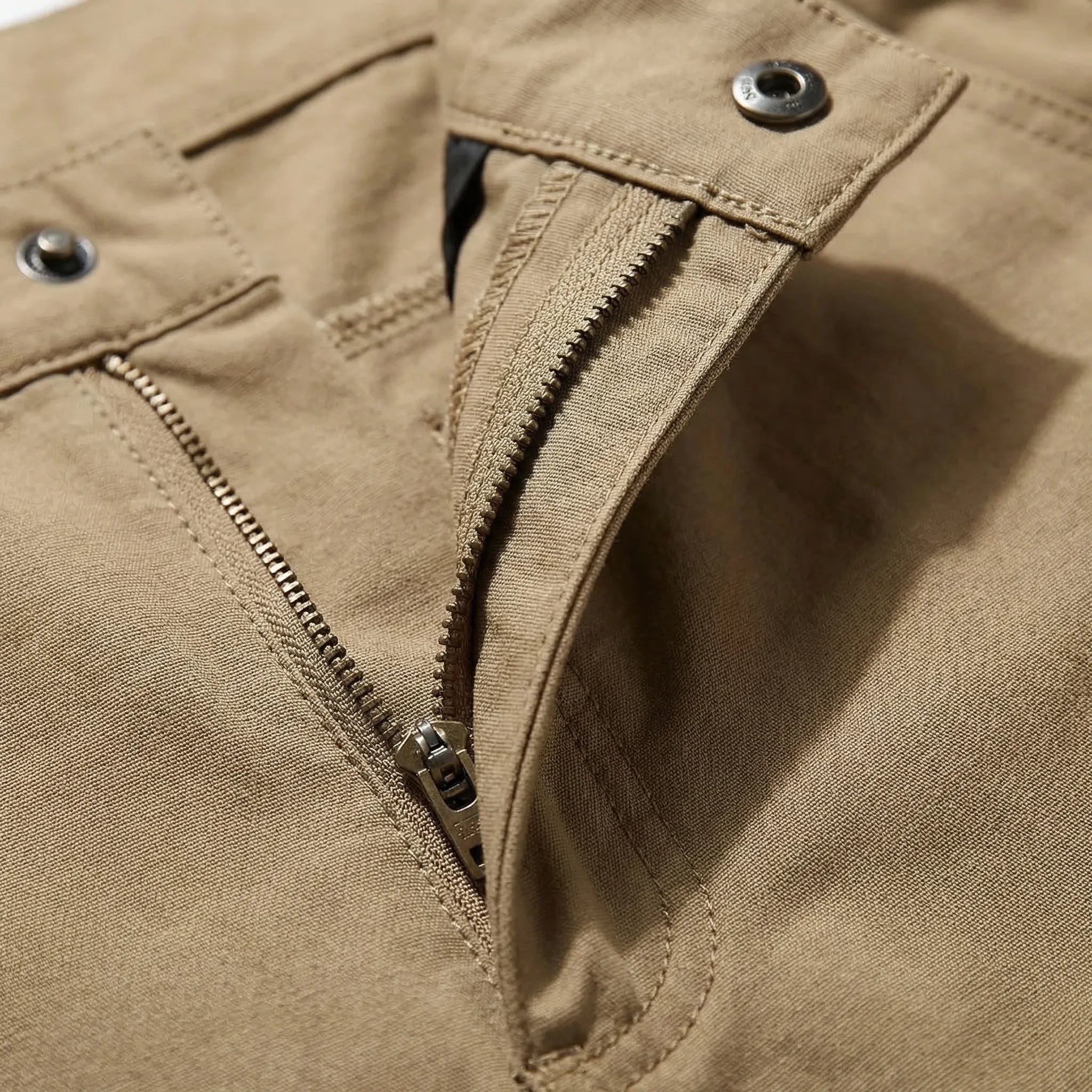 Herren Cargo-Wanderhose knielang schnelltrocknend für Outdoor-Aktivitäten