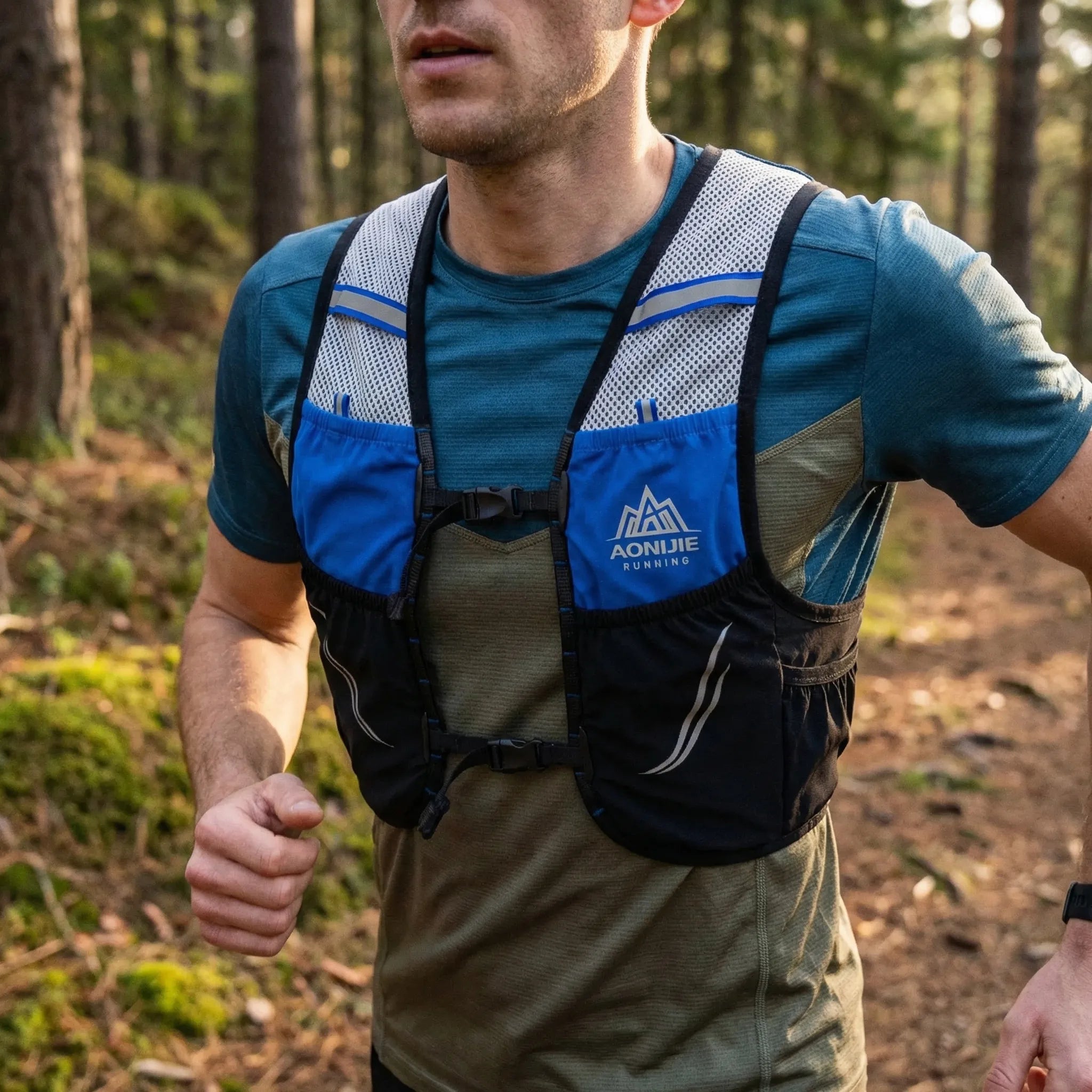 Ultraleichte Lauf-Hydrationsweste 2,5L mit atmungsaktivem Mesh