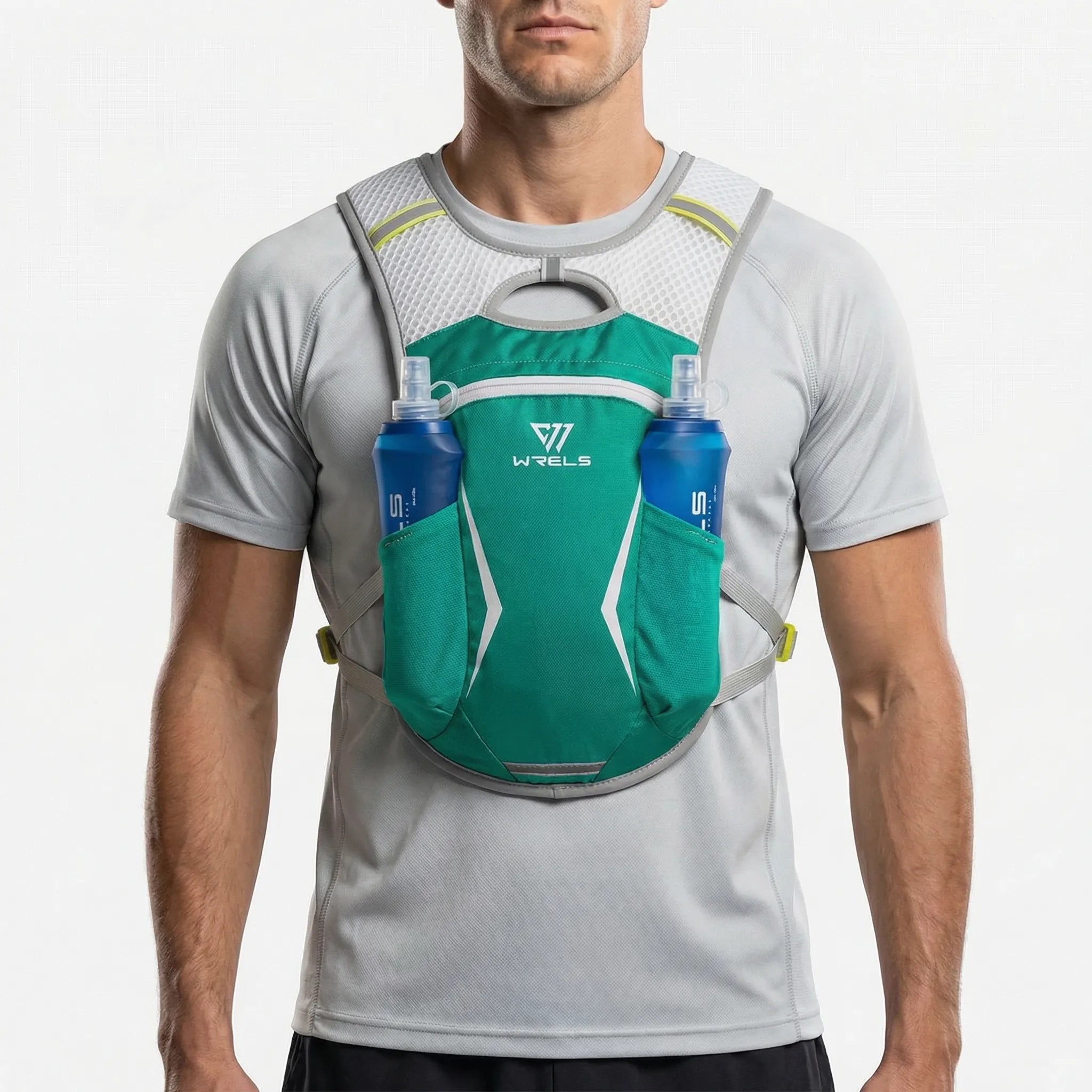 Lauf-Hydrationsweste 5L atmungsaktiv mit Mesh-Rückenteil