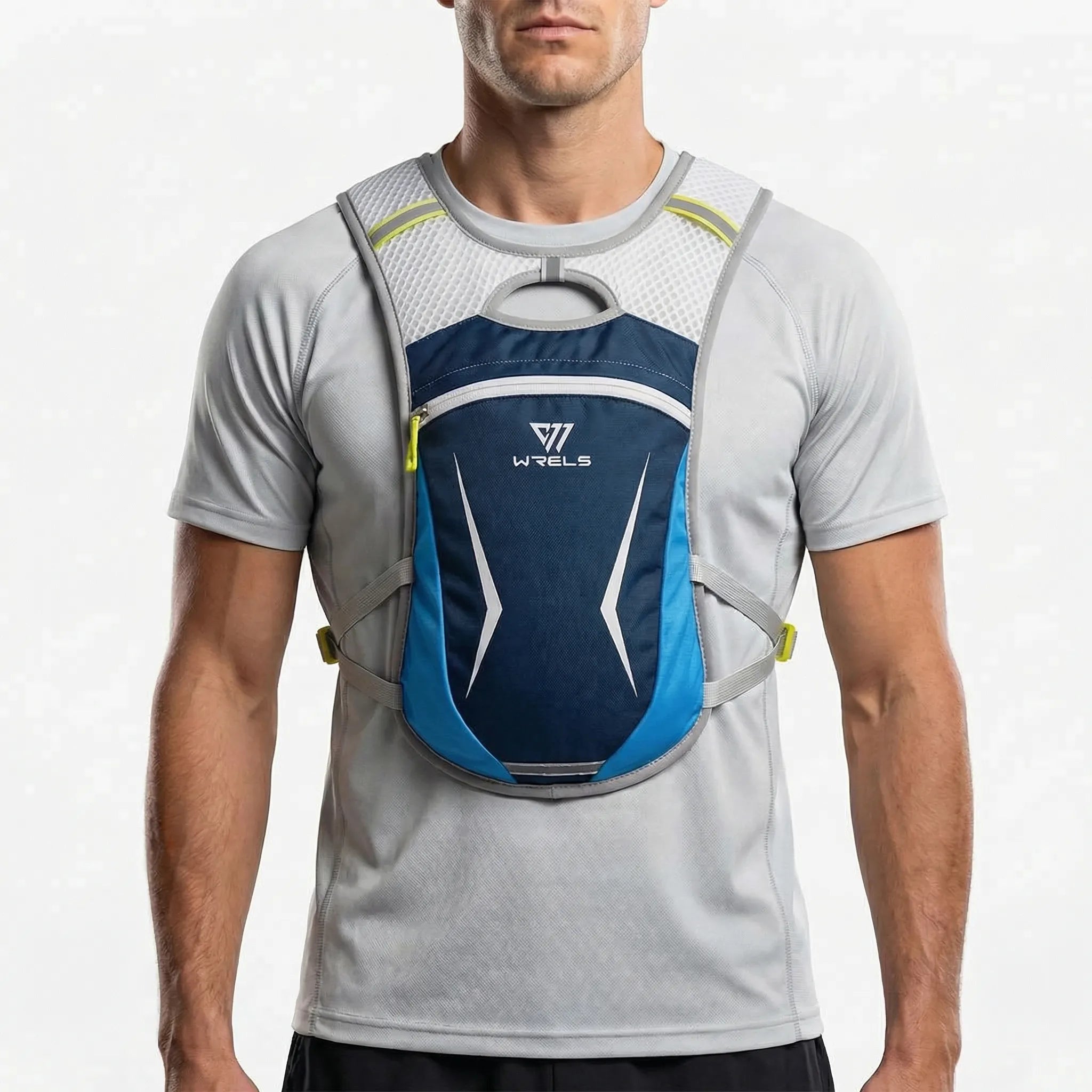 Lauf-Hydrationsweste 5L atmungsaktiv mit Mesh-Rückenteil