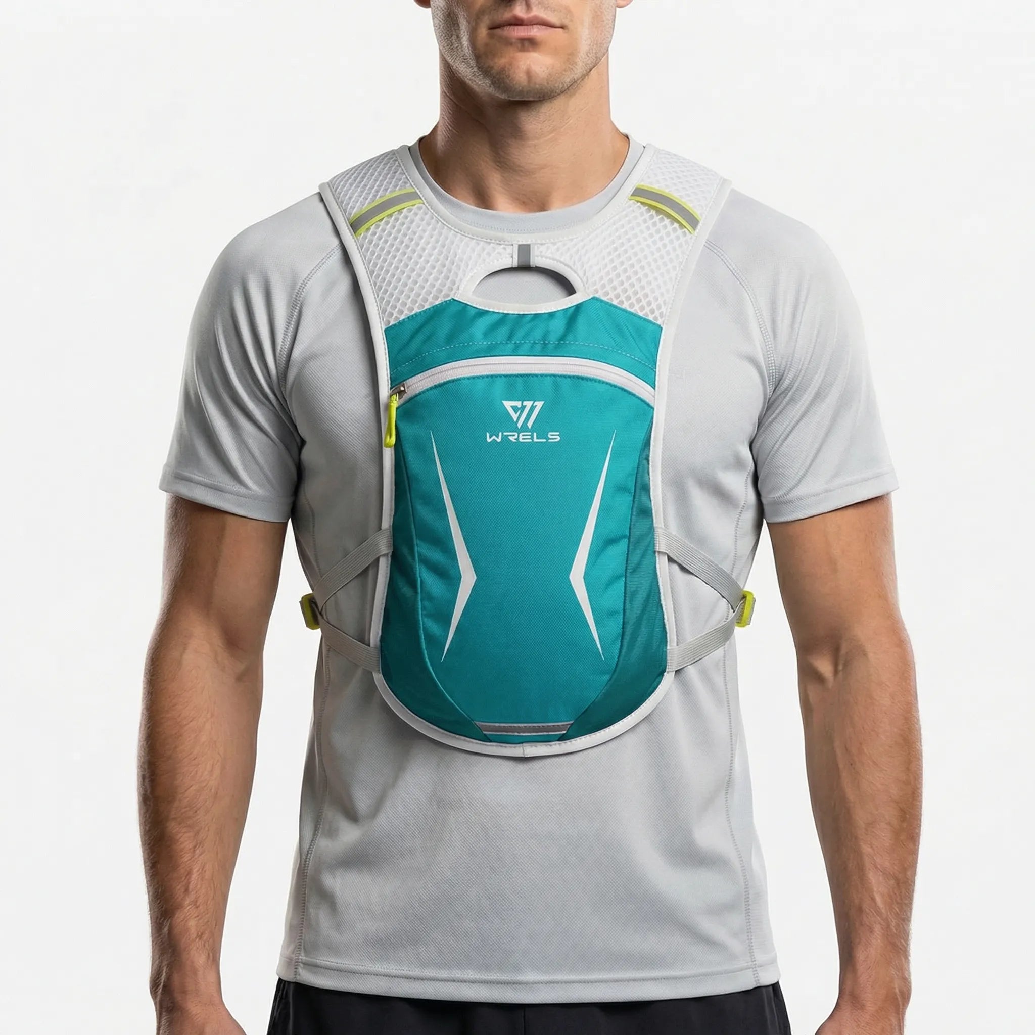 Lauf-Hydrationsweste 5L atmungsaktiv mit Mesh-Rückenteil
