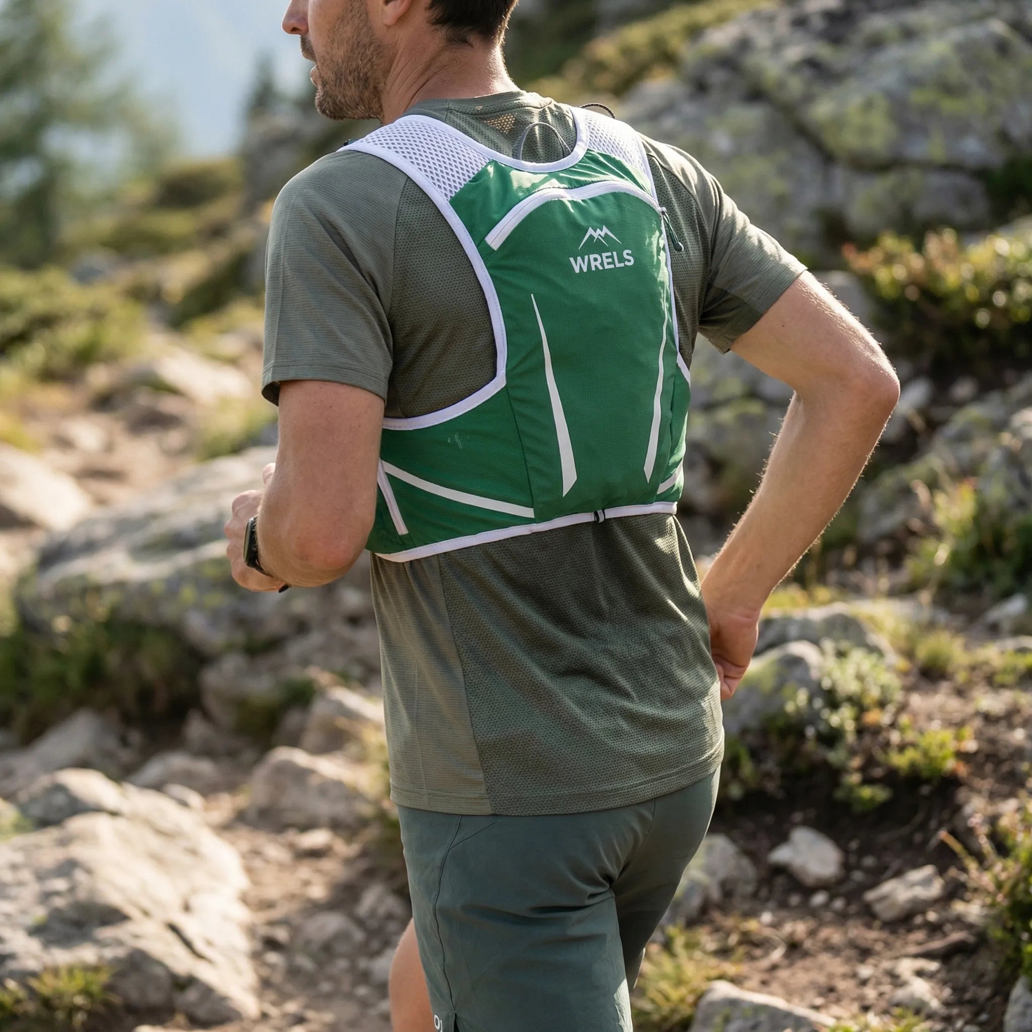 Lauf-Hydrationsweste 5L atmungsaktiv mit Mesh-Rückenteil
