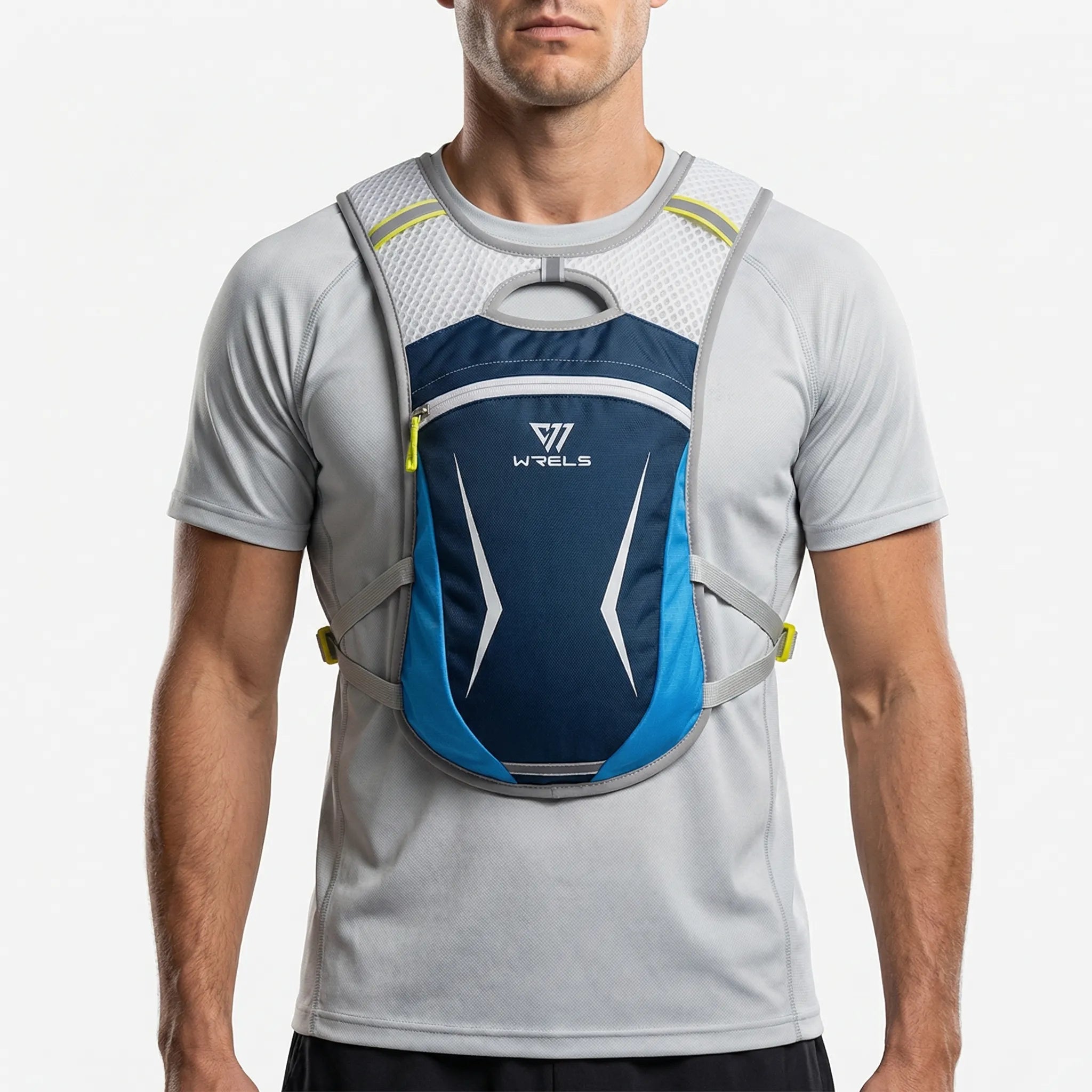 Lauf-Hydrationsweste 5L atmungsaktiv mit Mesh-Rückenteil