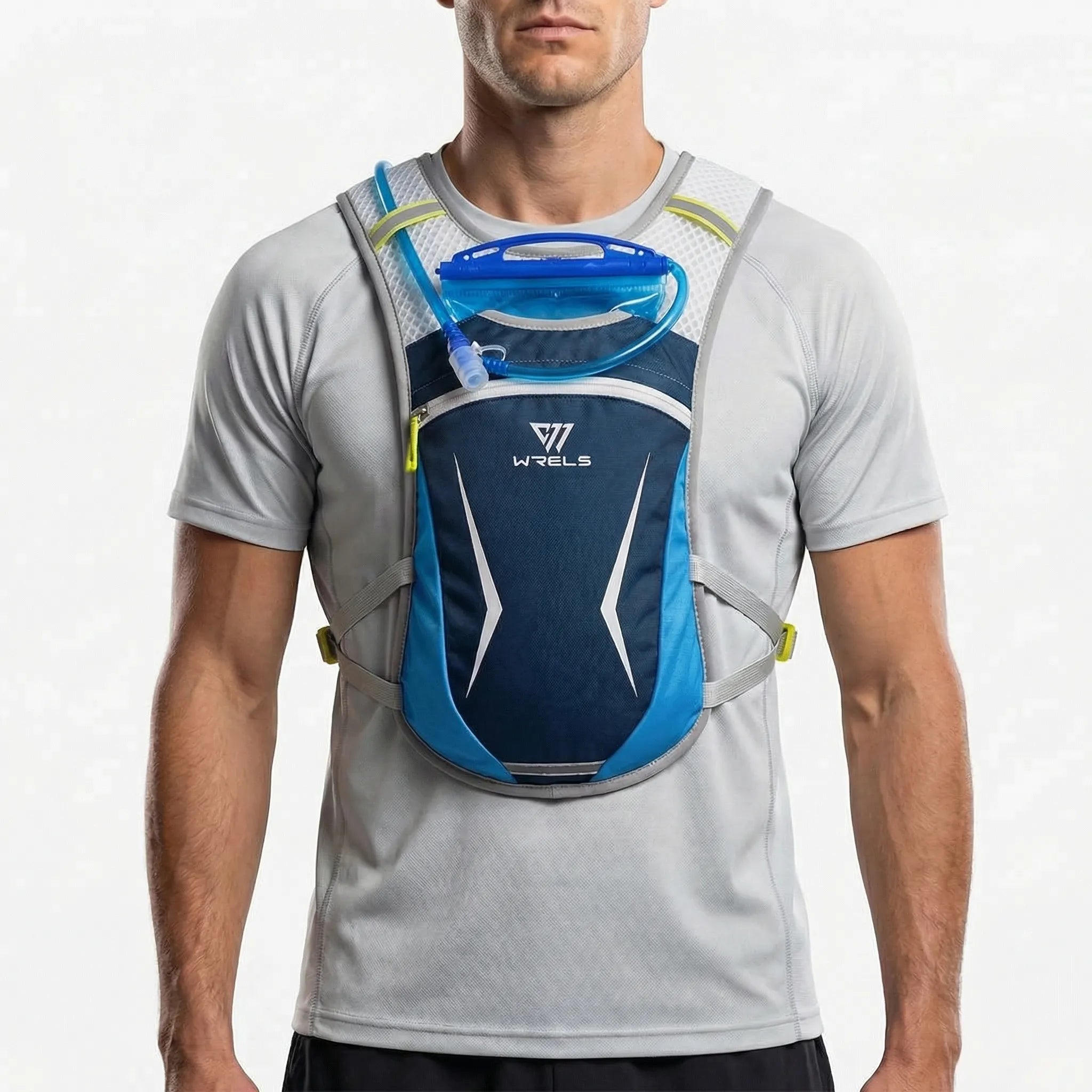 Lauf-Hydrationsweste 5L atmungsaktiv mit Mesh-Rückenteil