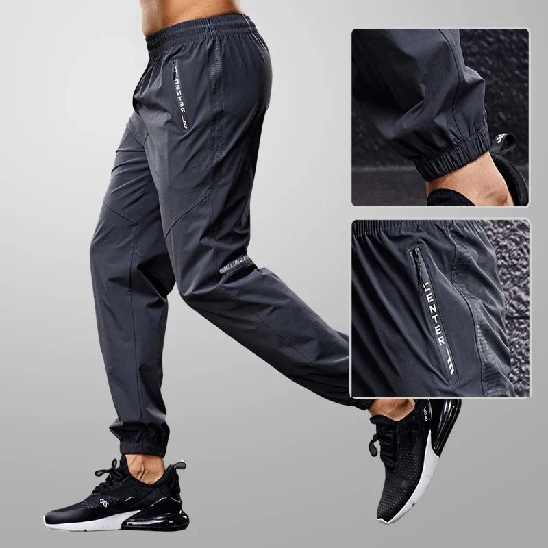 Schnelltrocknende Herren-Laufhose mit Reißverschlusstaschen