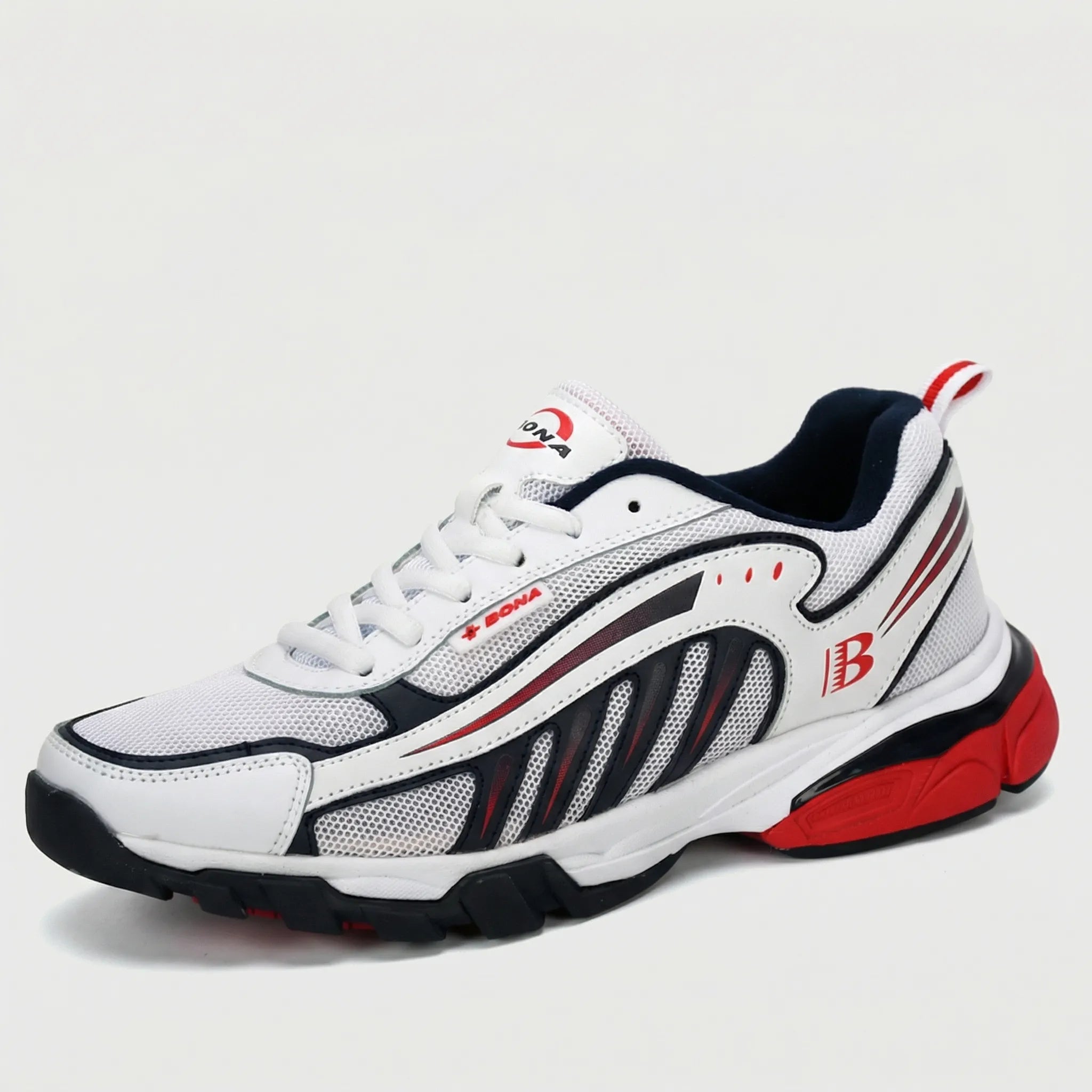 Herrenlaufschuhe atmungsaktiv mit Mesh-Obermaterial und Gummisohle