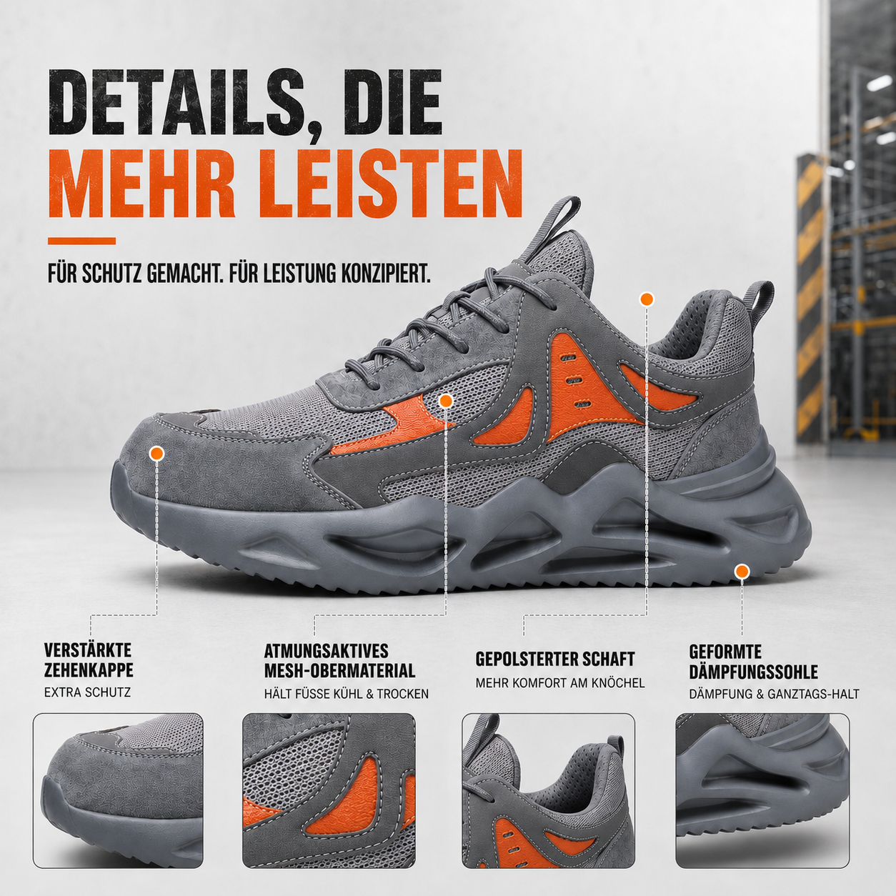 Nordspur | Safeguardix High Top Sicherheitssneaker