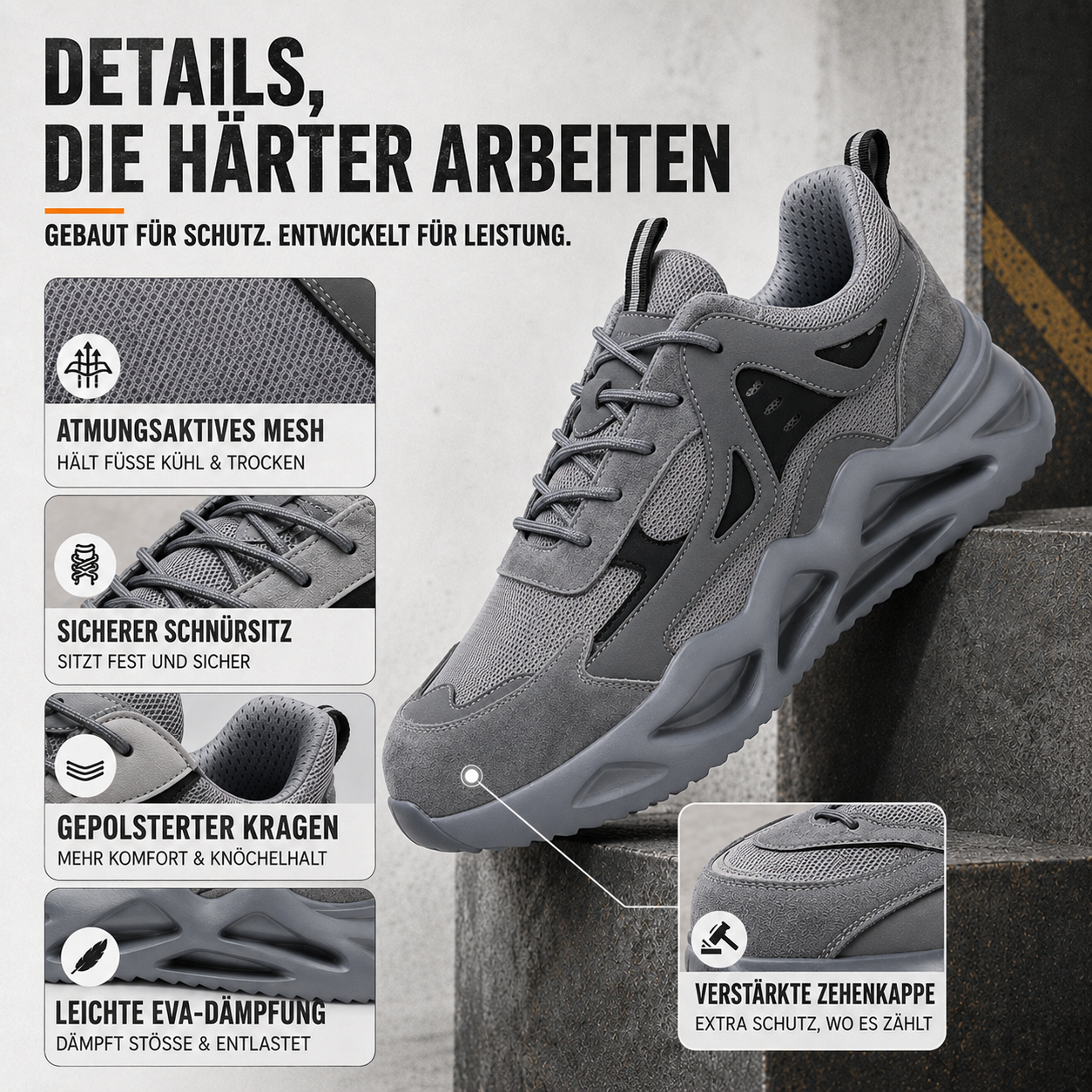 Nordspur | Safeguardix High Top Sicherheitssneaker