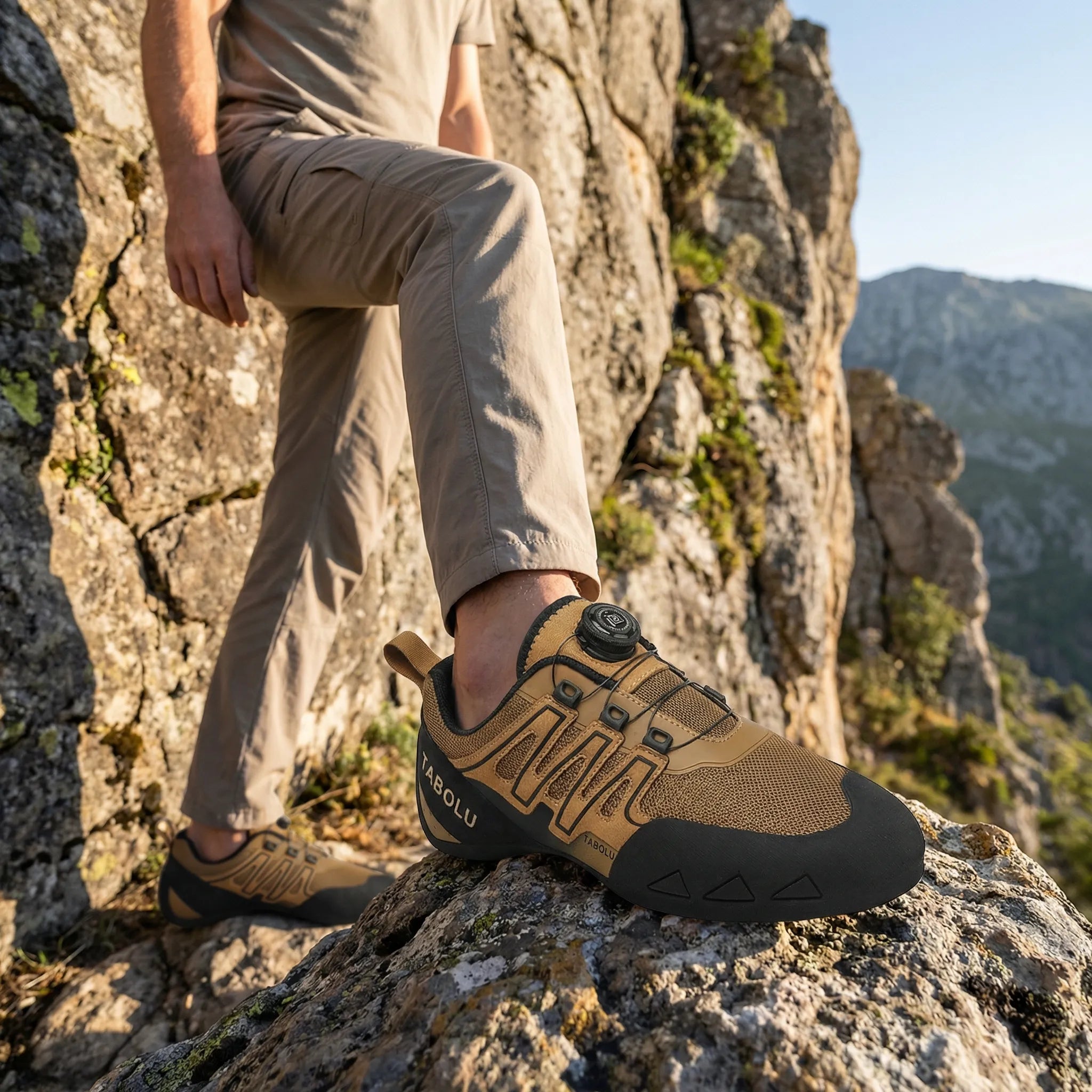 Kletterschuhe Mesh atmungsaktiv rutschfest Anfänger