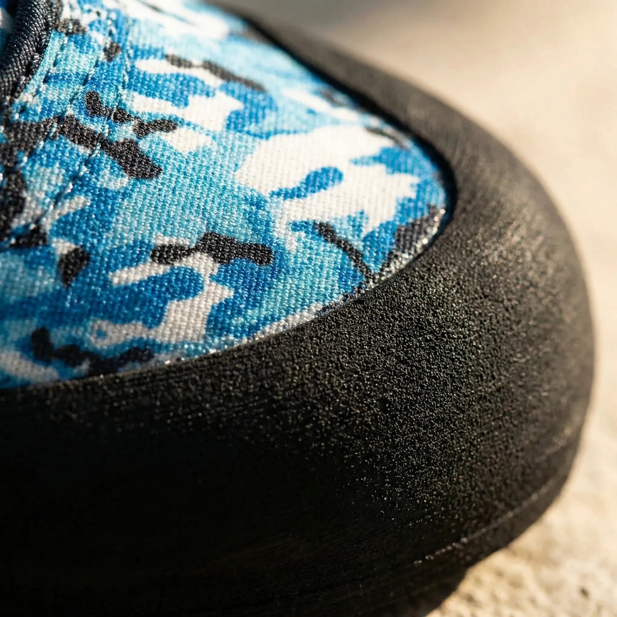 Herren-Kletterschuh mit Klettverschluss griffige Sohle Camouflage