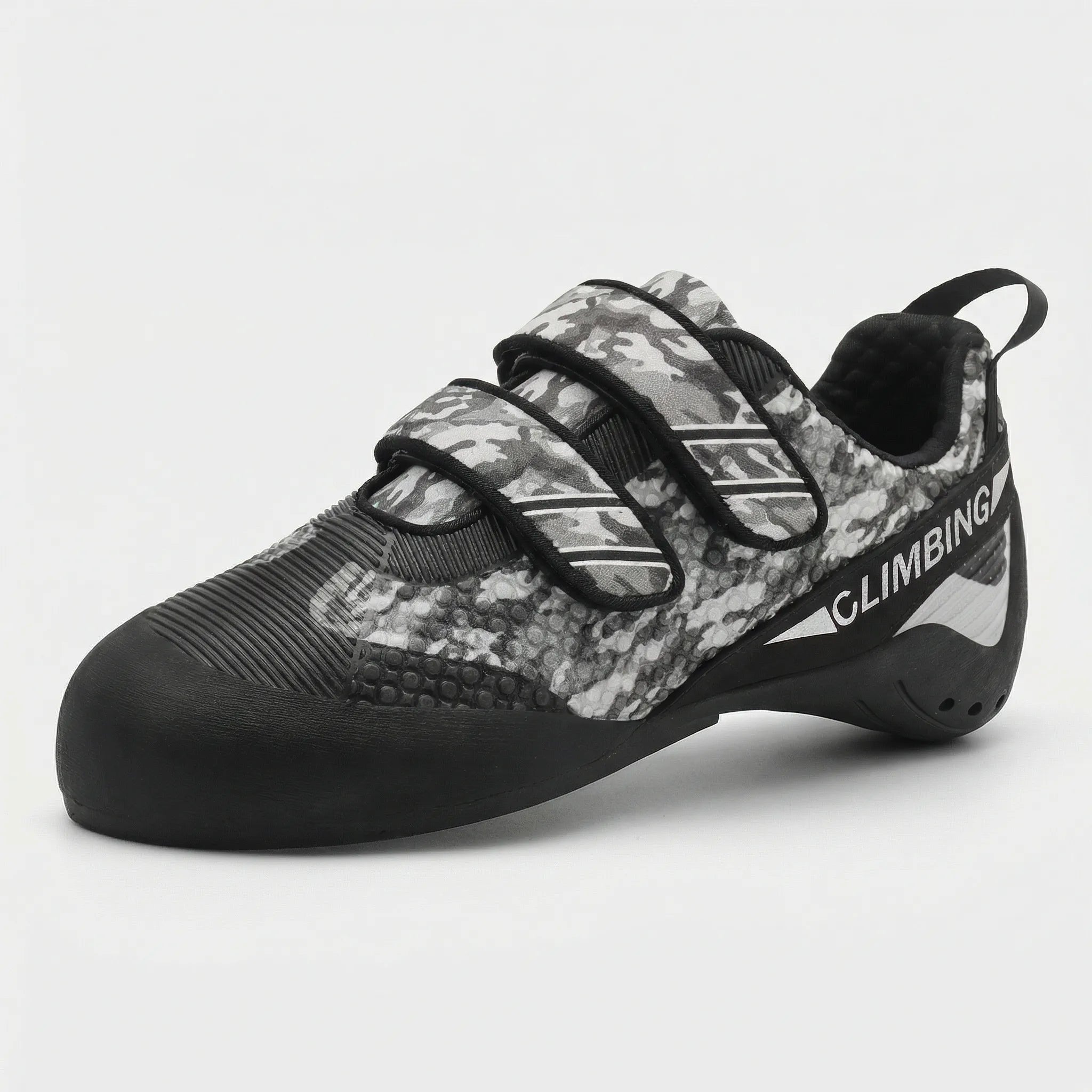 Herren-Kletterschuh mit Klettverschluss griffige Sohle Camouflage