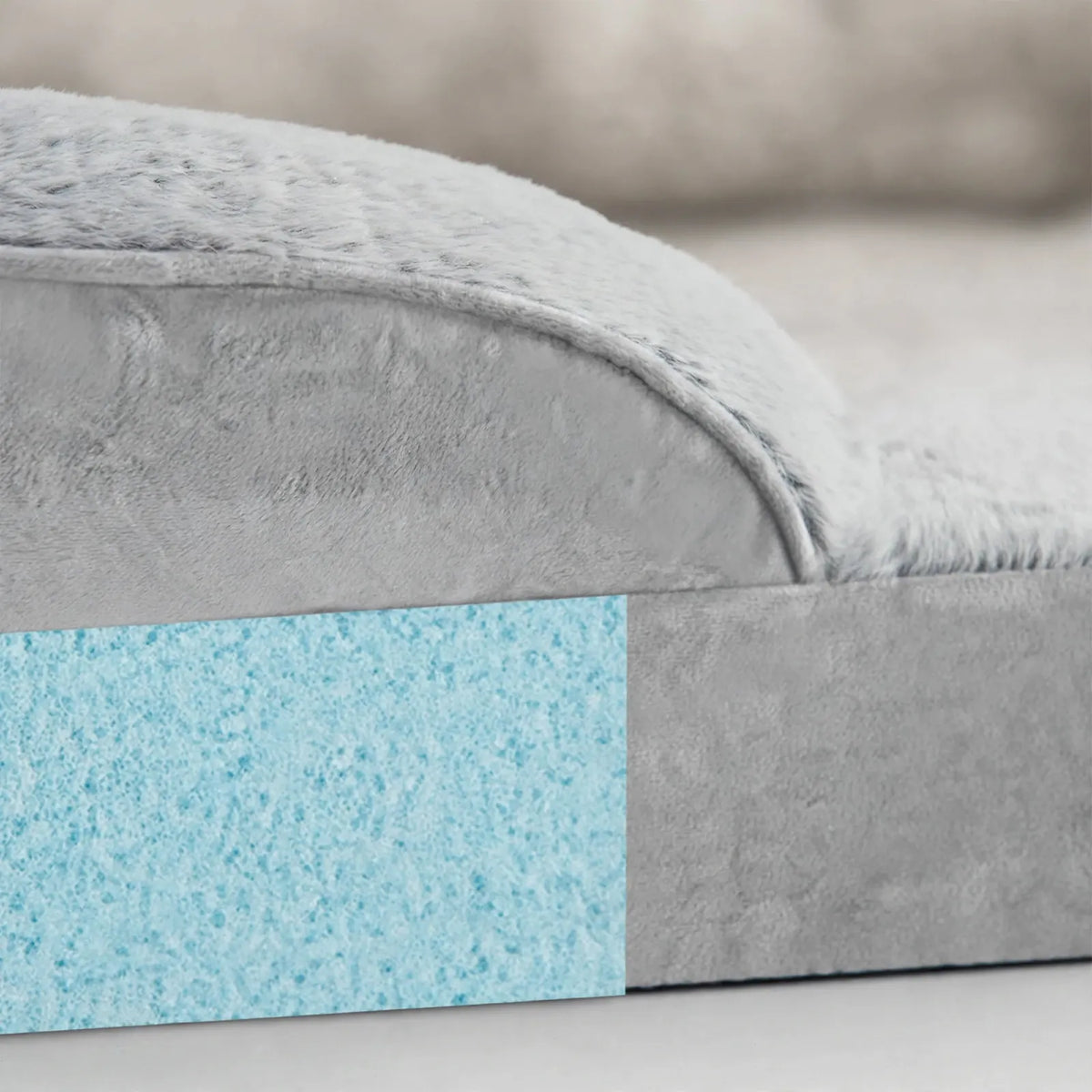 Nordspur | Schlummerix Orthopädisches Hundesofa Mit Gepolstertem Rand