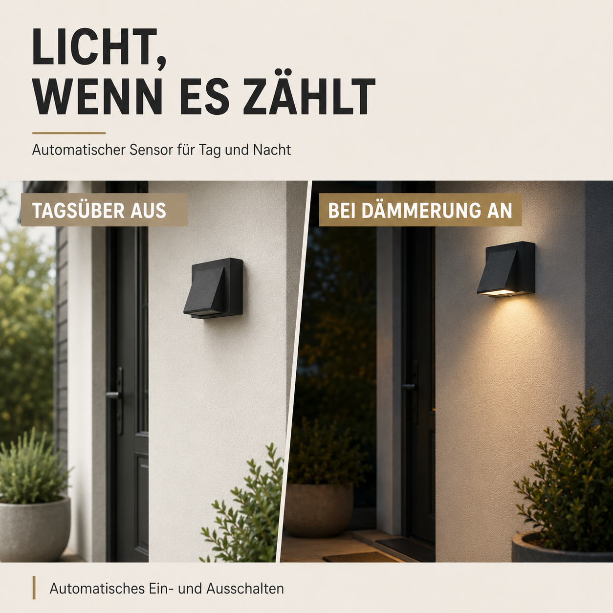 Nordspur | Sconcera IP65-zertifizierte Outdoor-Wandleuchte