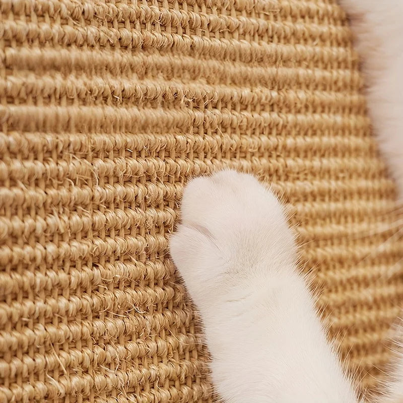 Katzen Kratzmatte Sisal schräg Holzrahmen verstellbar