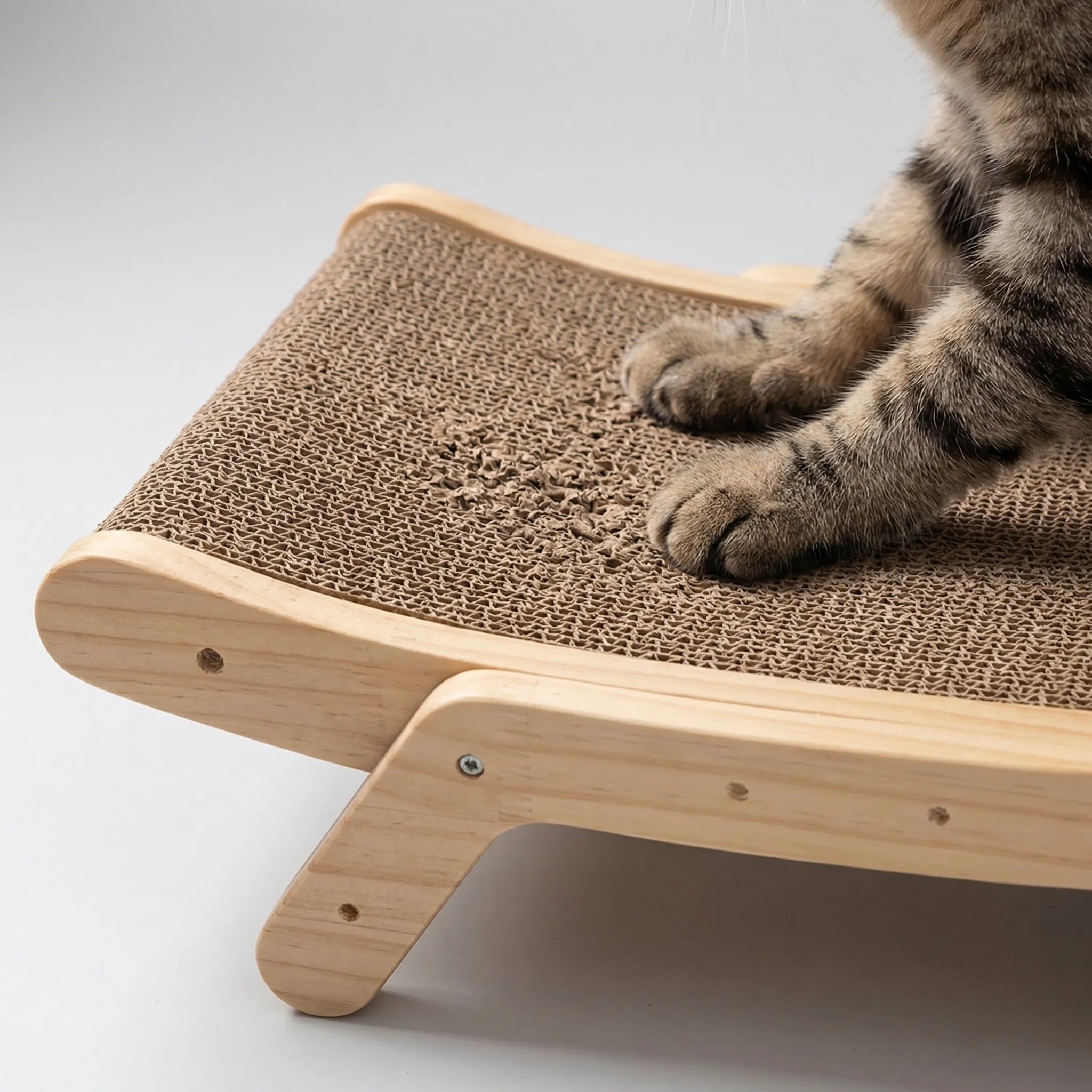 Katzen Kratzplatte Ersatz Wellpappe gebogen für Kratzmöbel