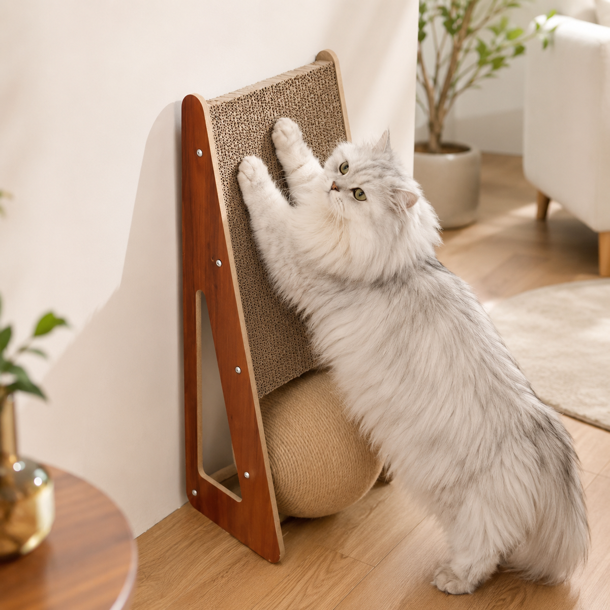 Nordspur | Scratchwell Vertikales Wand-Kratzbrett für Katzen