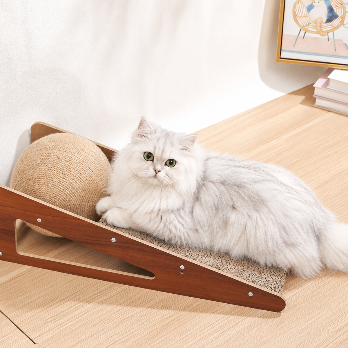 Nordspur | Scratchwell Vertikales Wand-Kratzbrett für Katzen