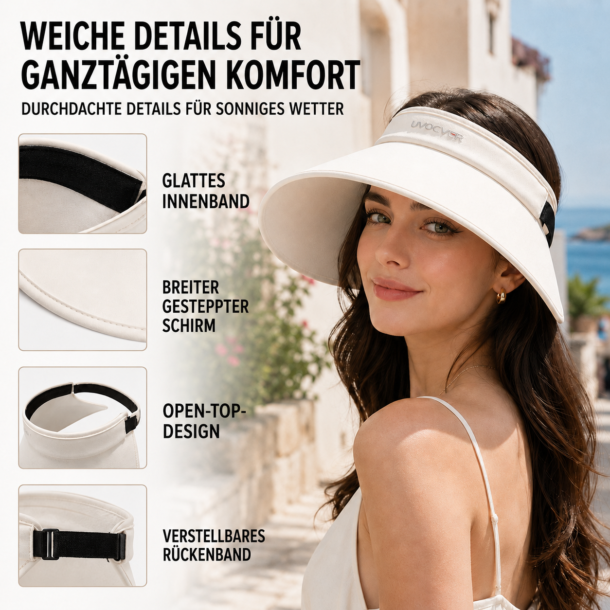 Nordspur | ShadeLuxe Breite Krempe Sonnenvisier